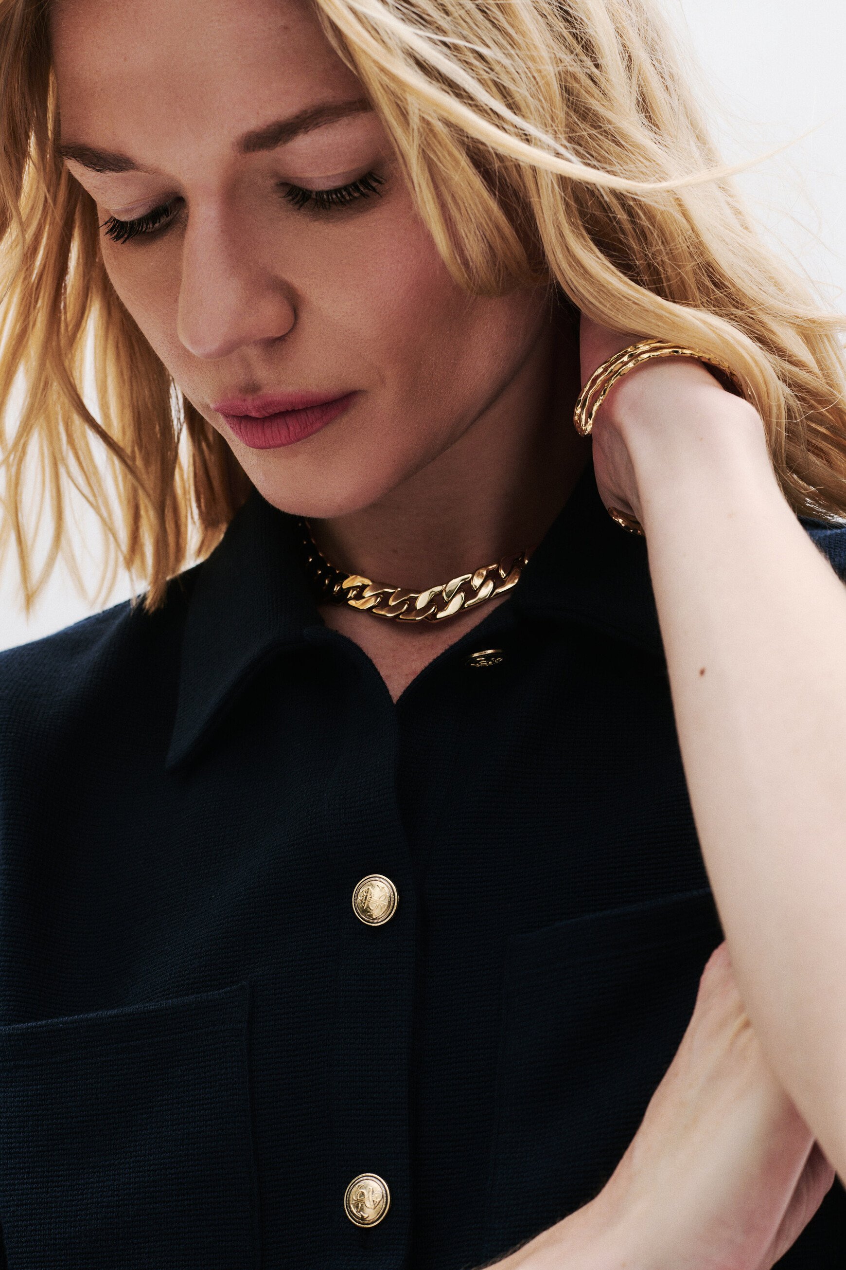 Maglietta Tobias blu navy donna