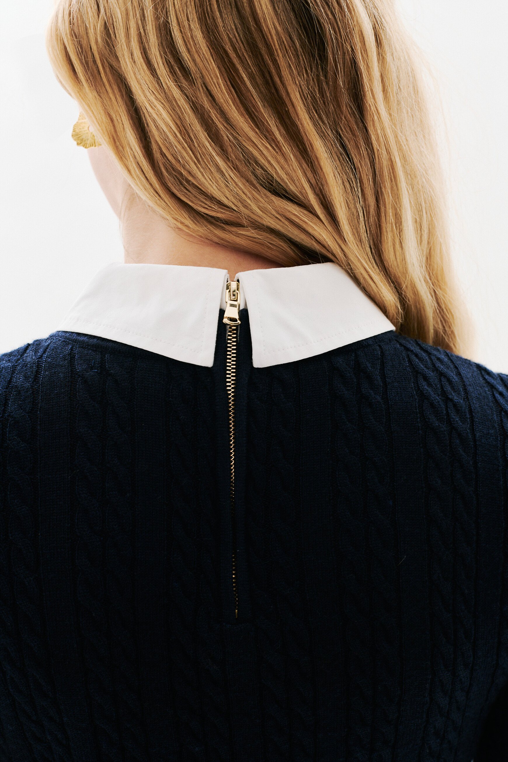 Mpatty sweater navy blue woman