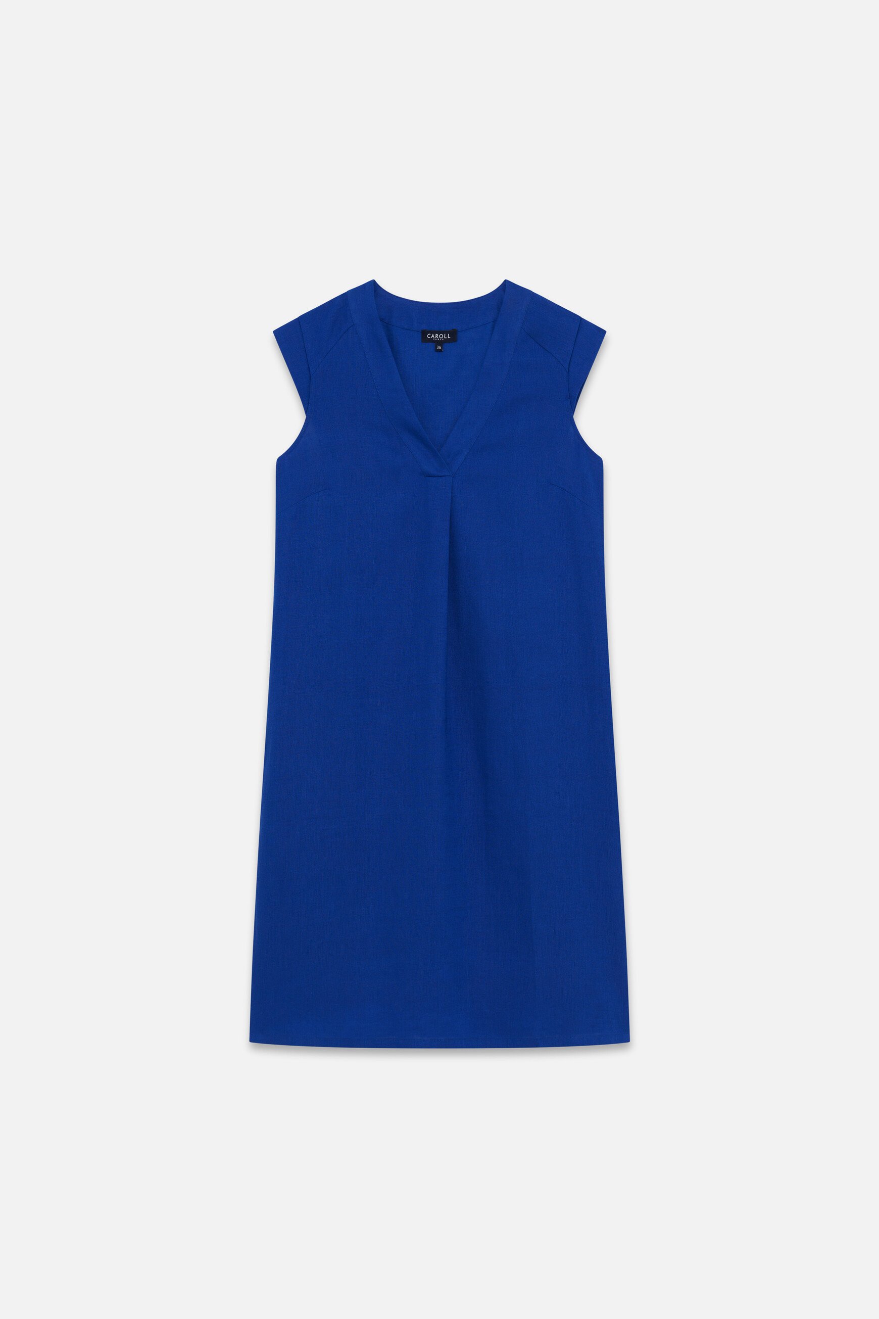 robe pamela 100 lin bleu femme robe pamela 100% lin bleu femme