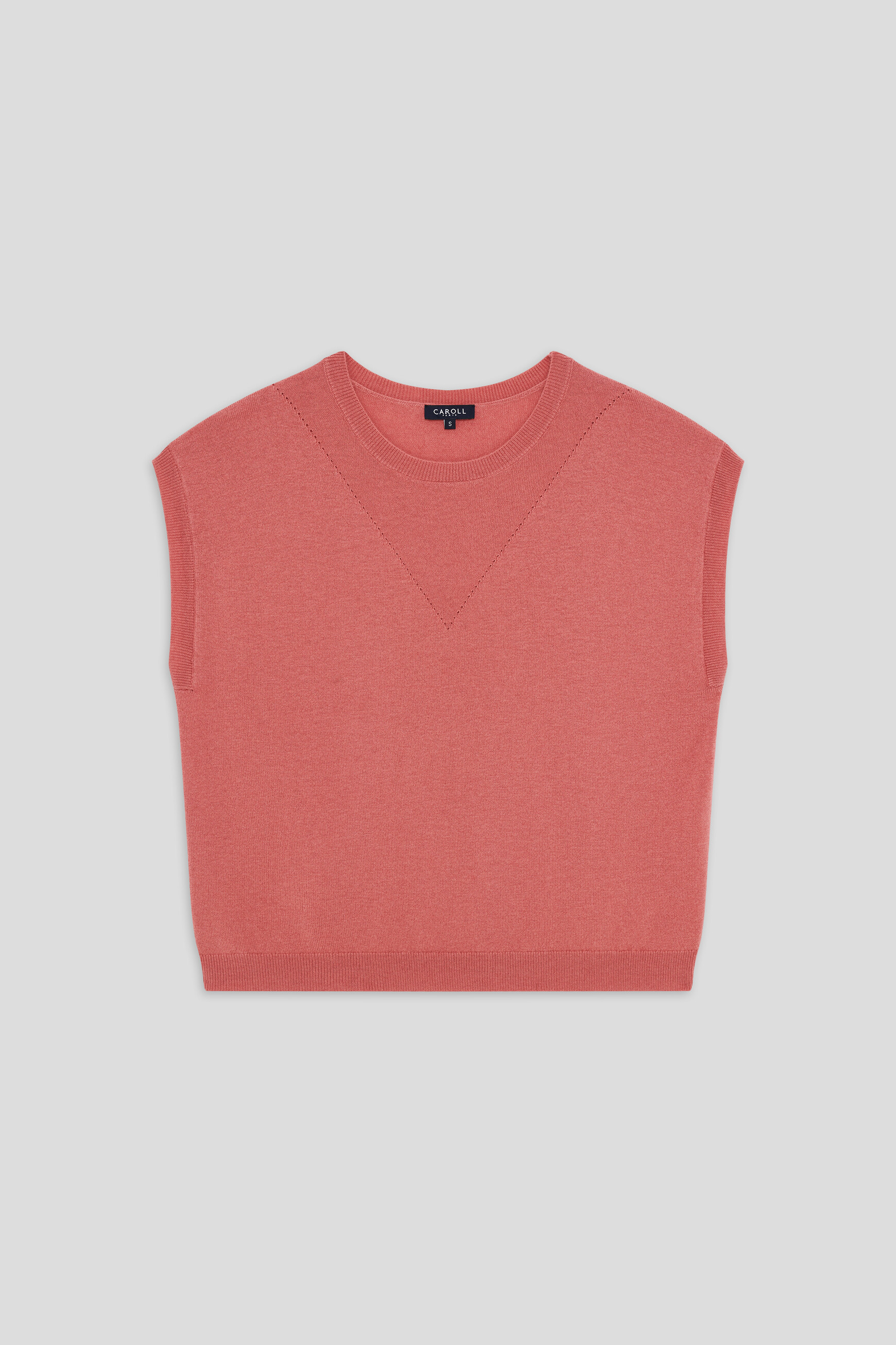 Pull mathilde 100% laine vieux rose femme