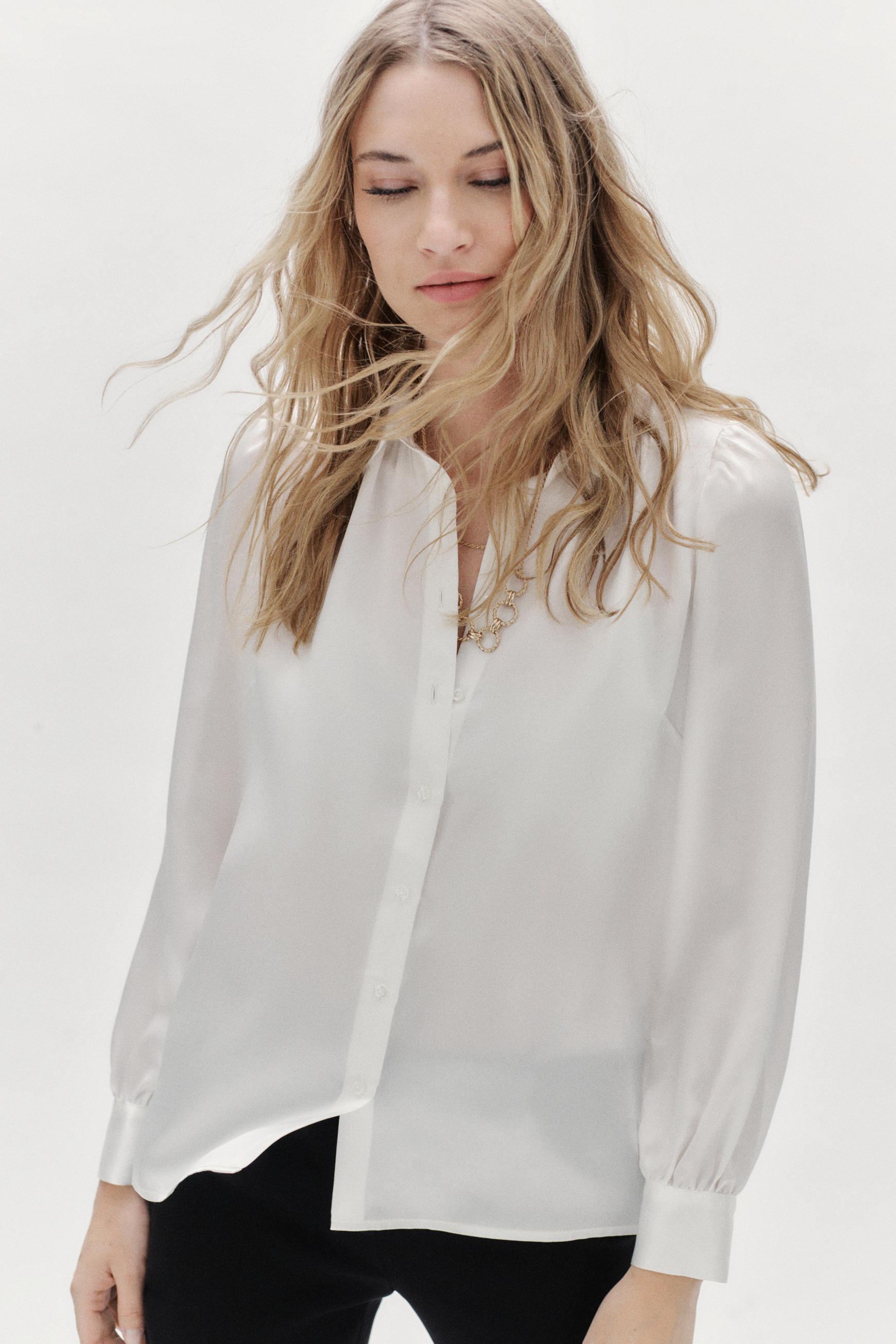 chemisier miami 100 soie ivoire femme chemisier miami 100% soie ivoire femme