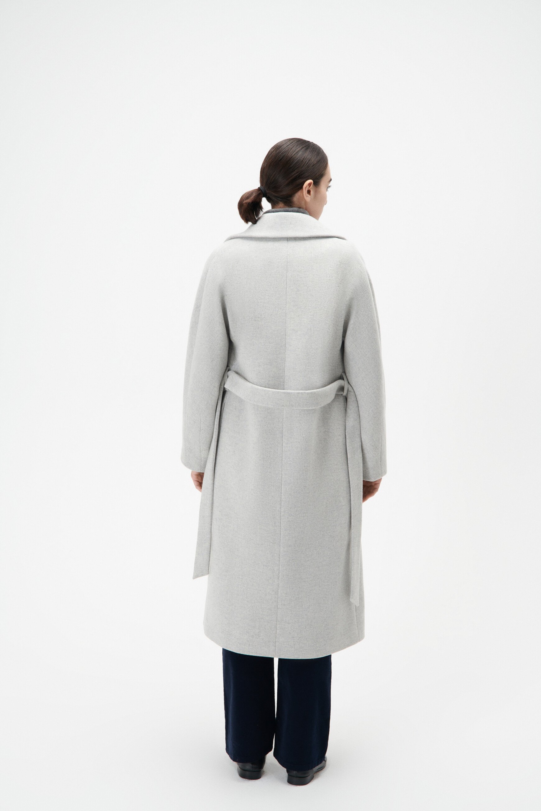 Gapitre coat light grey woman