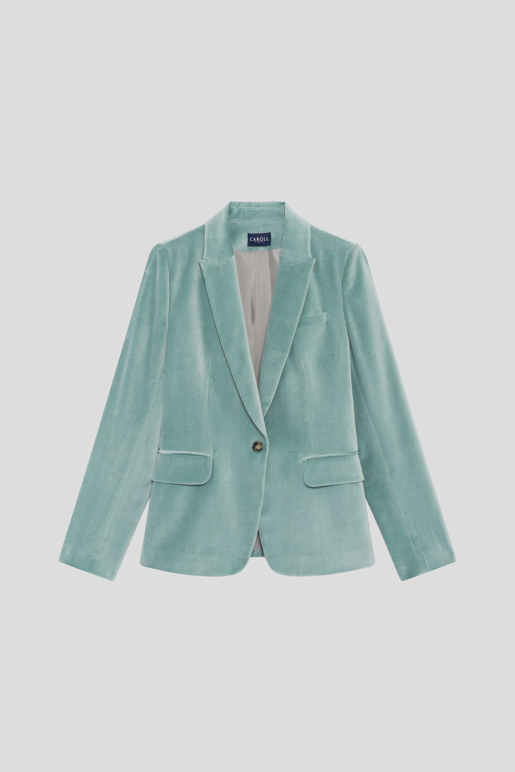 Jaqueta aurora verde pastel mulher