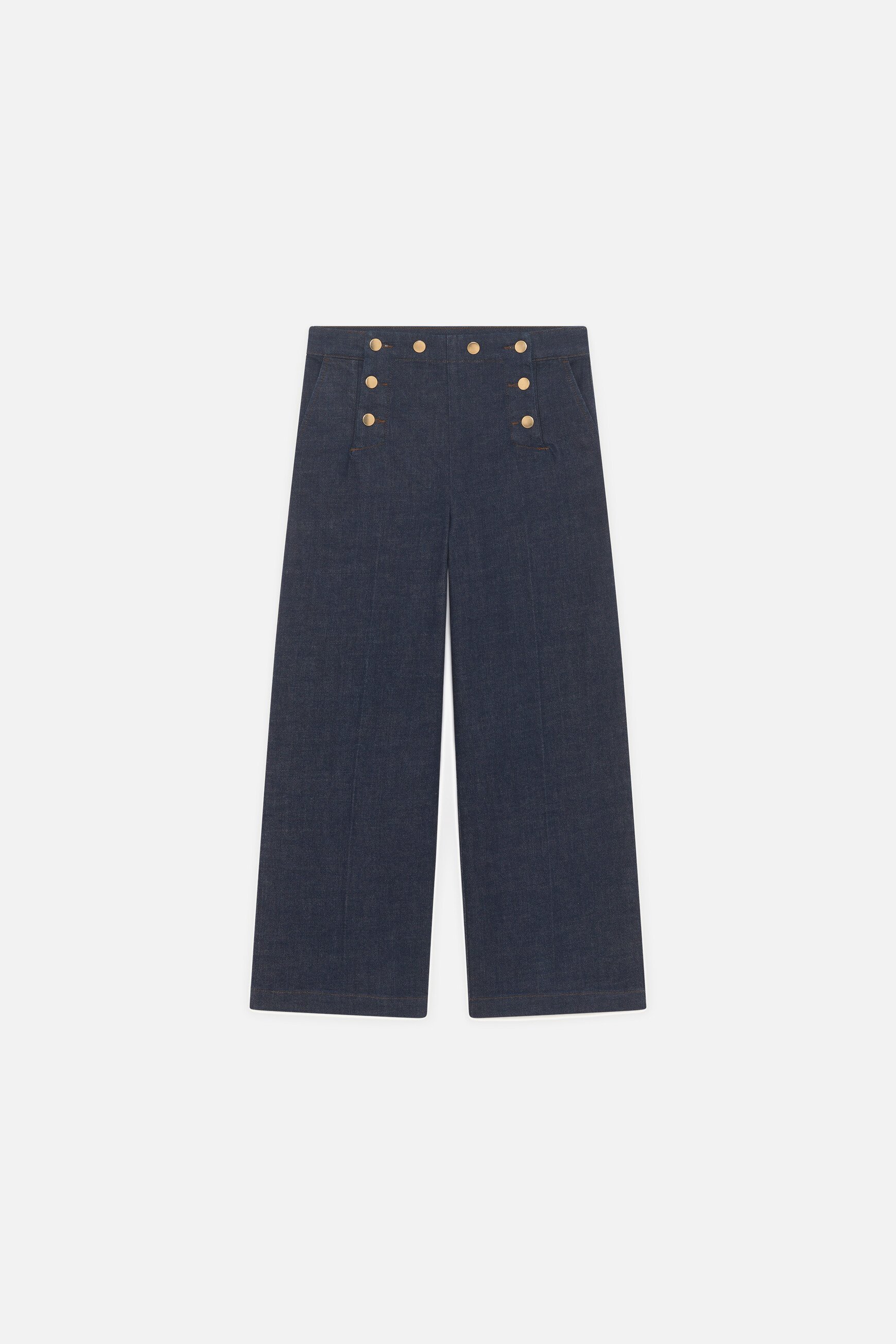 Pantaloni Paolinodenim denim brut donna