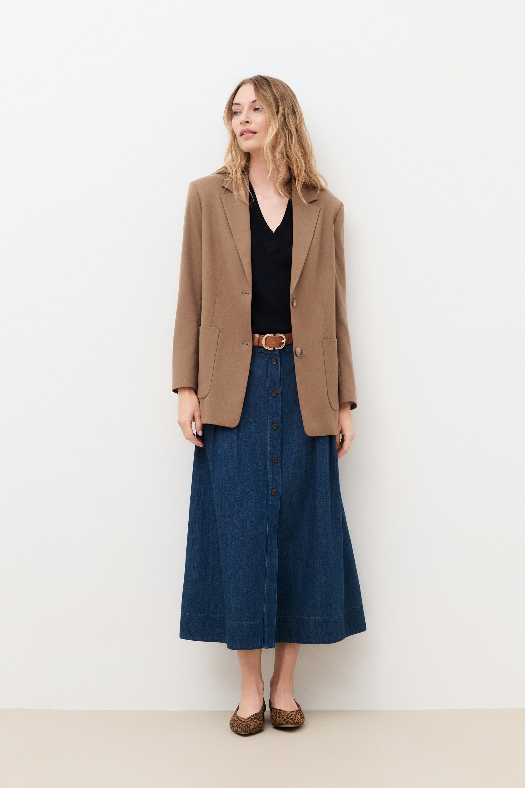 Vceleste jacket dark brown woman