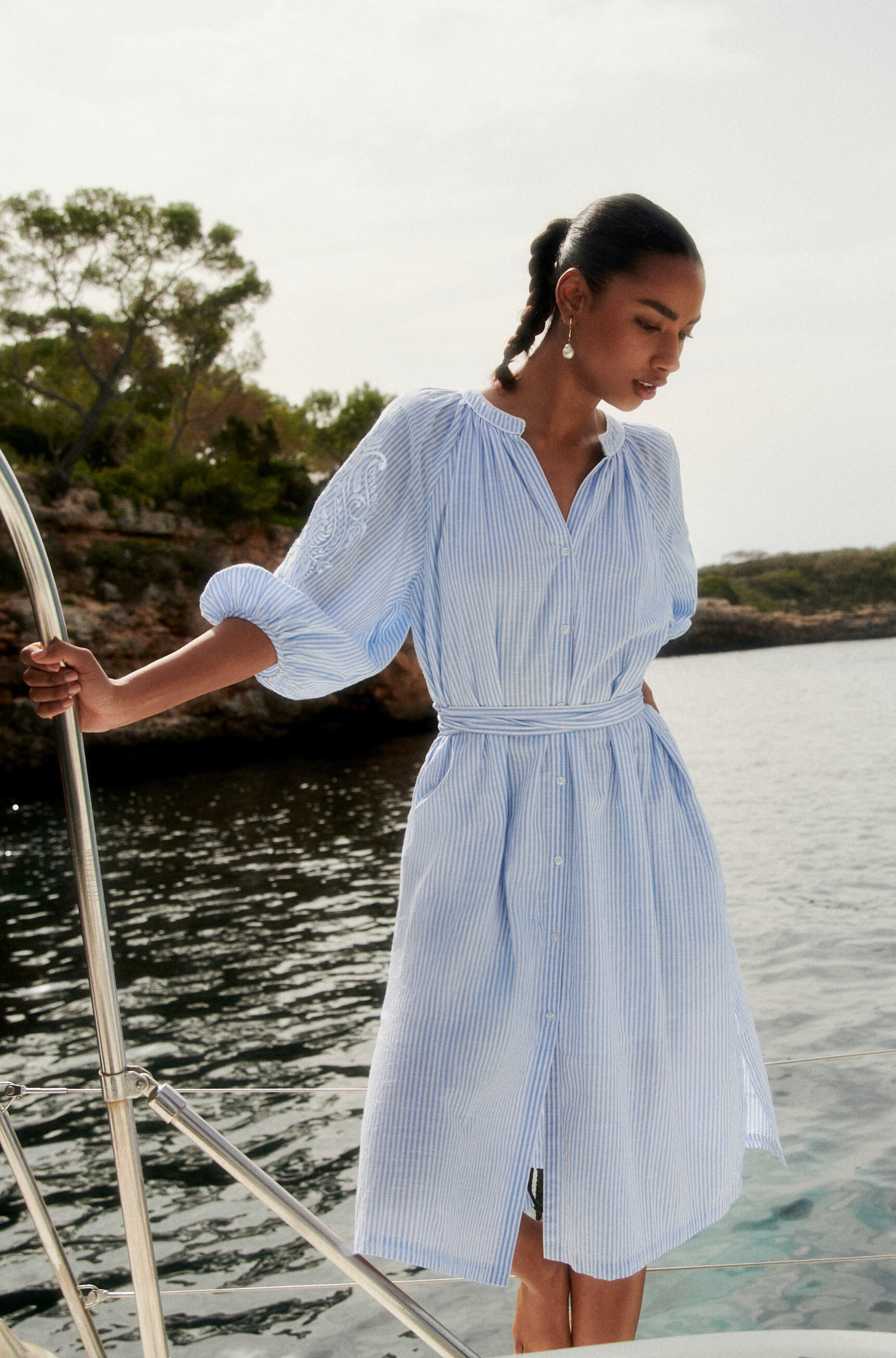 Robe ete bleu ciel deals
