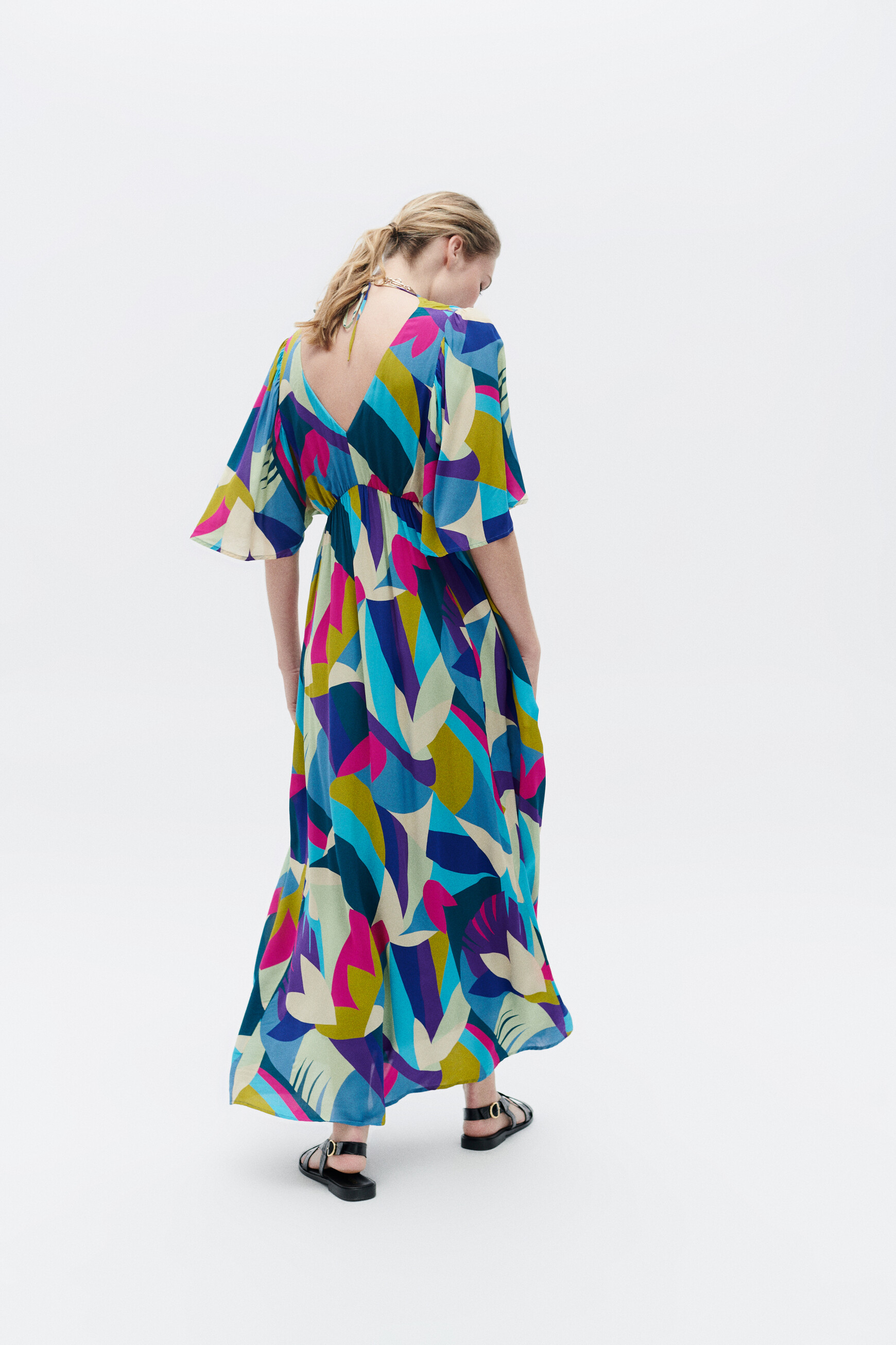 Robe ari violet femme