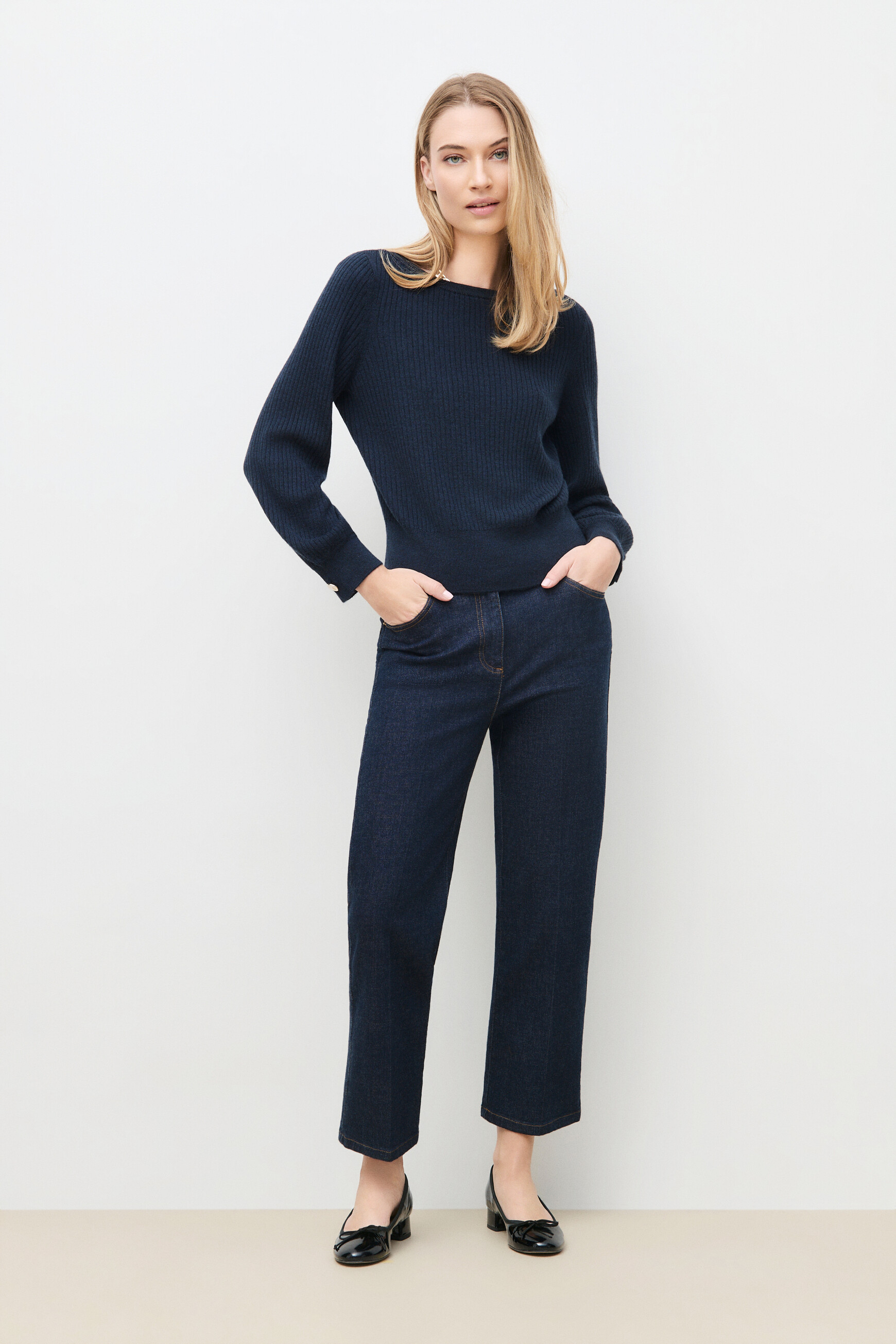 Mbetsy sweater navy blue woman