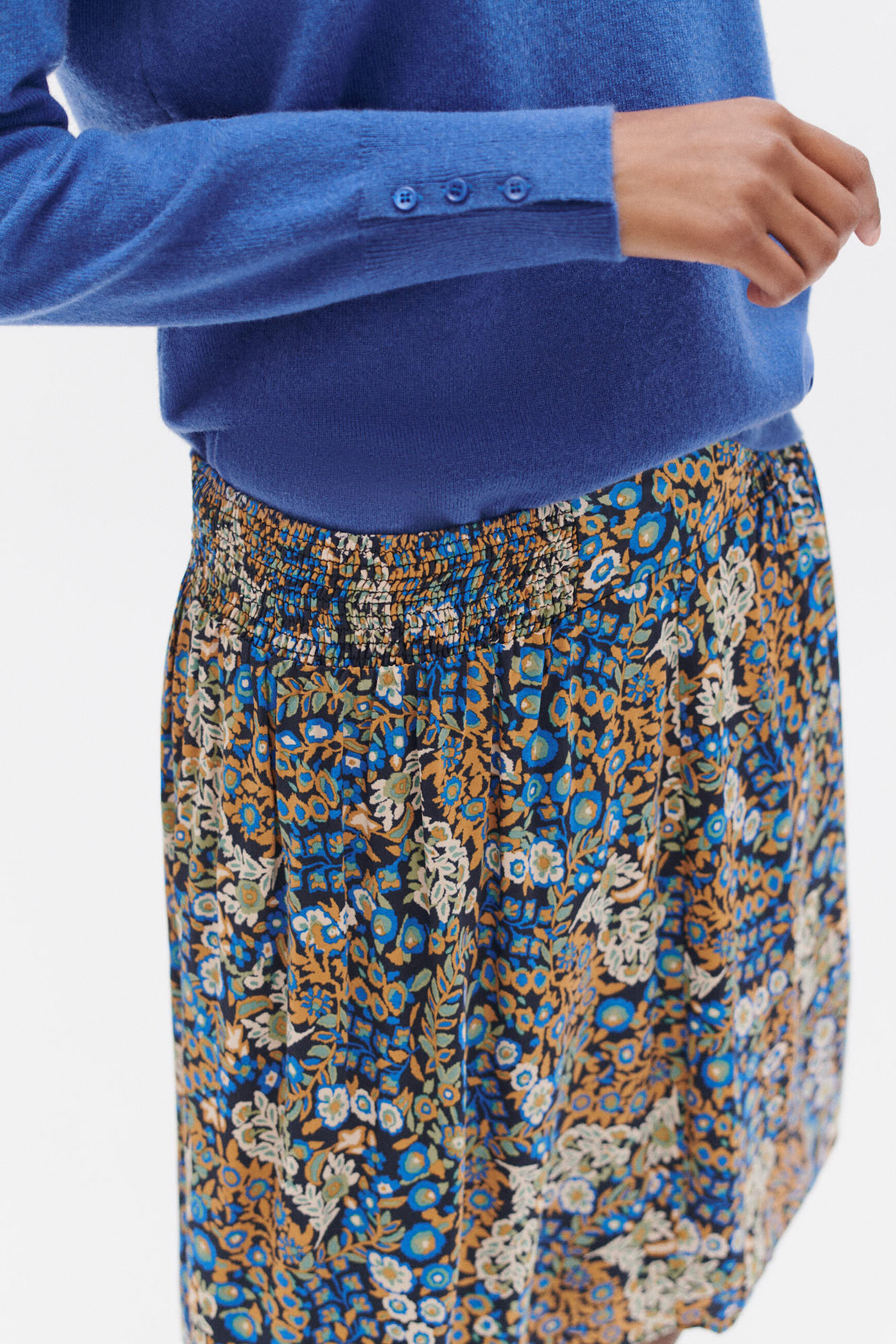 jupe jmanaelle bleu electrique femme Jupe jmanaelle bleu electrique femme