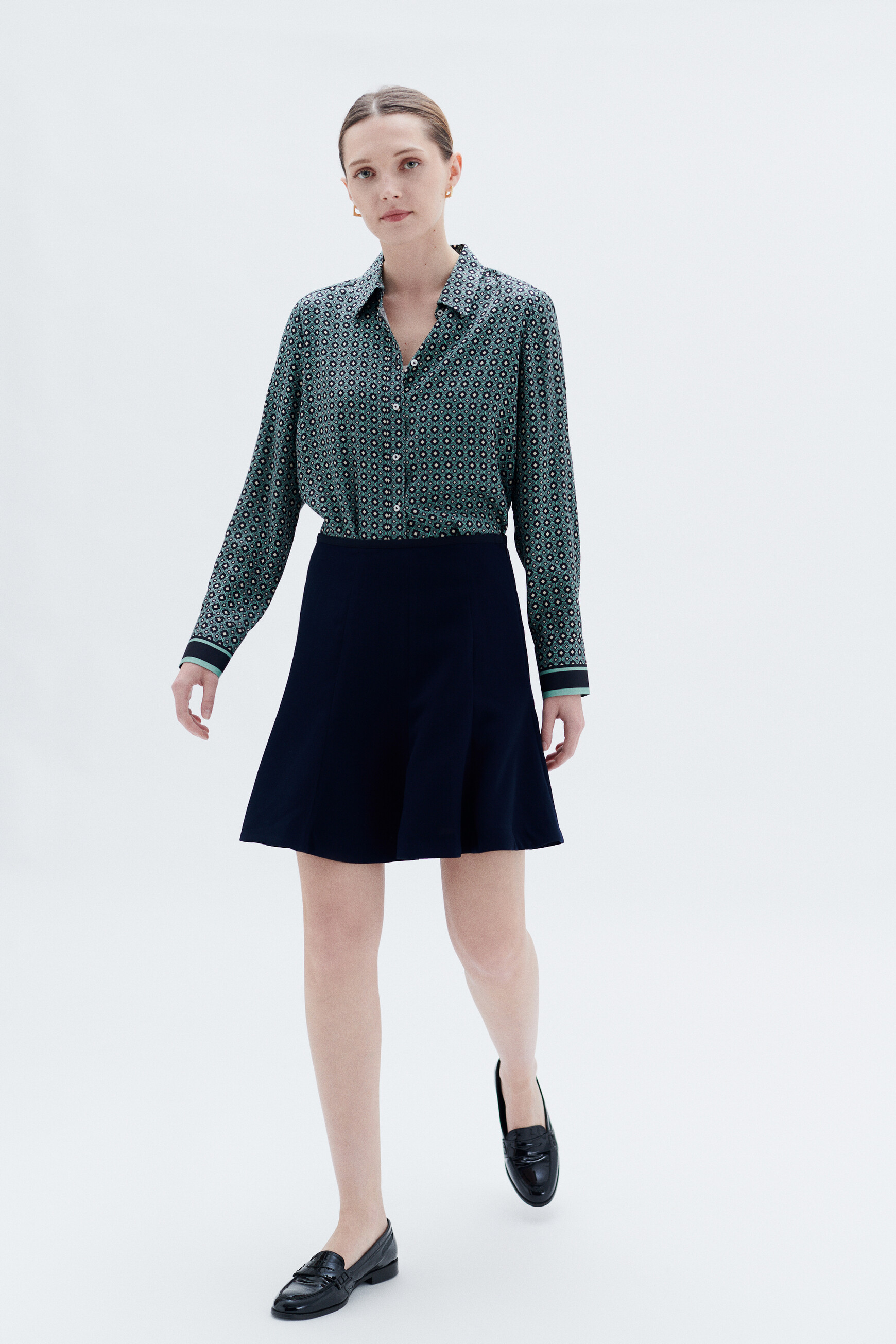 jupe jannie bleu marine femme Jupe jannie bleu marine femme