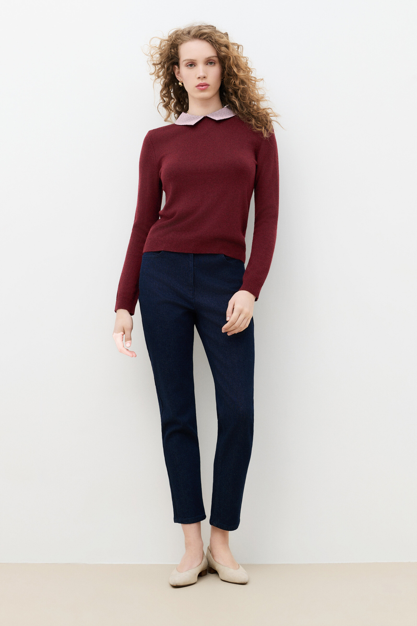 Mpamela sweater burgundy woman