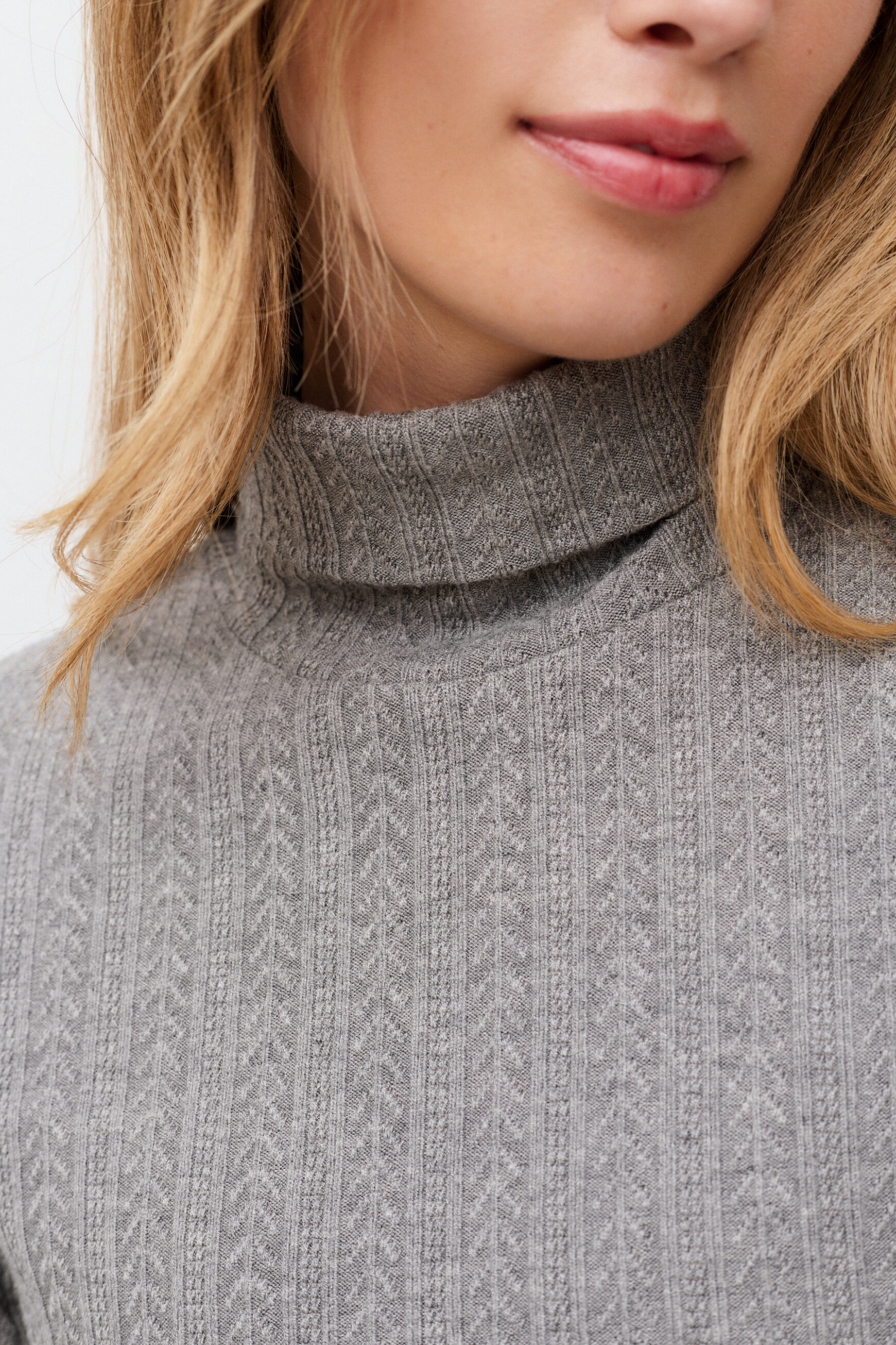 T-shirt tjena grigio chiaro donna