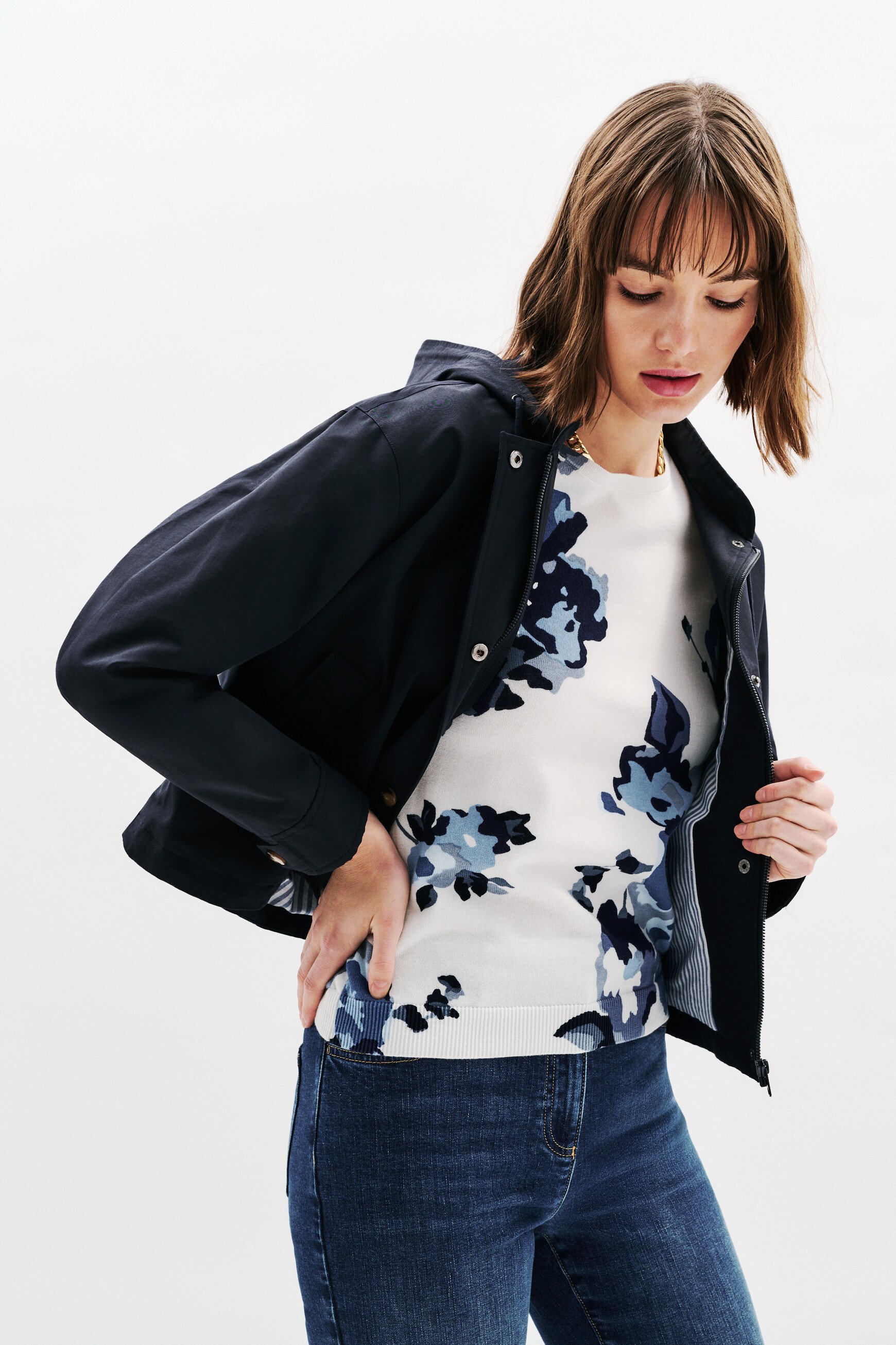 manteau gabriella bleu marine femme Manteau Gabriella bleu marine femme