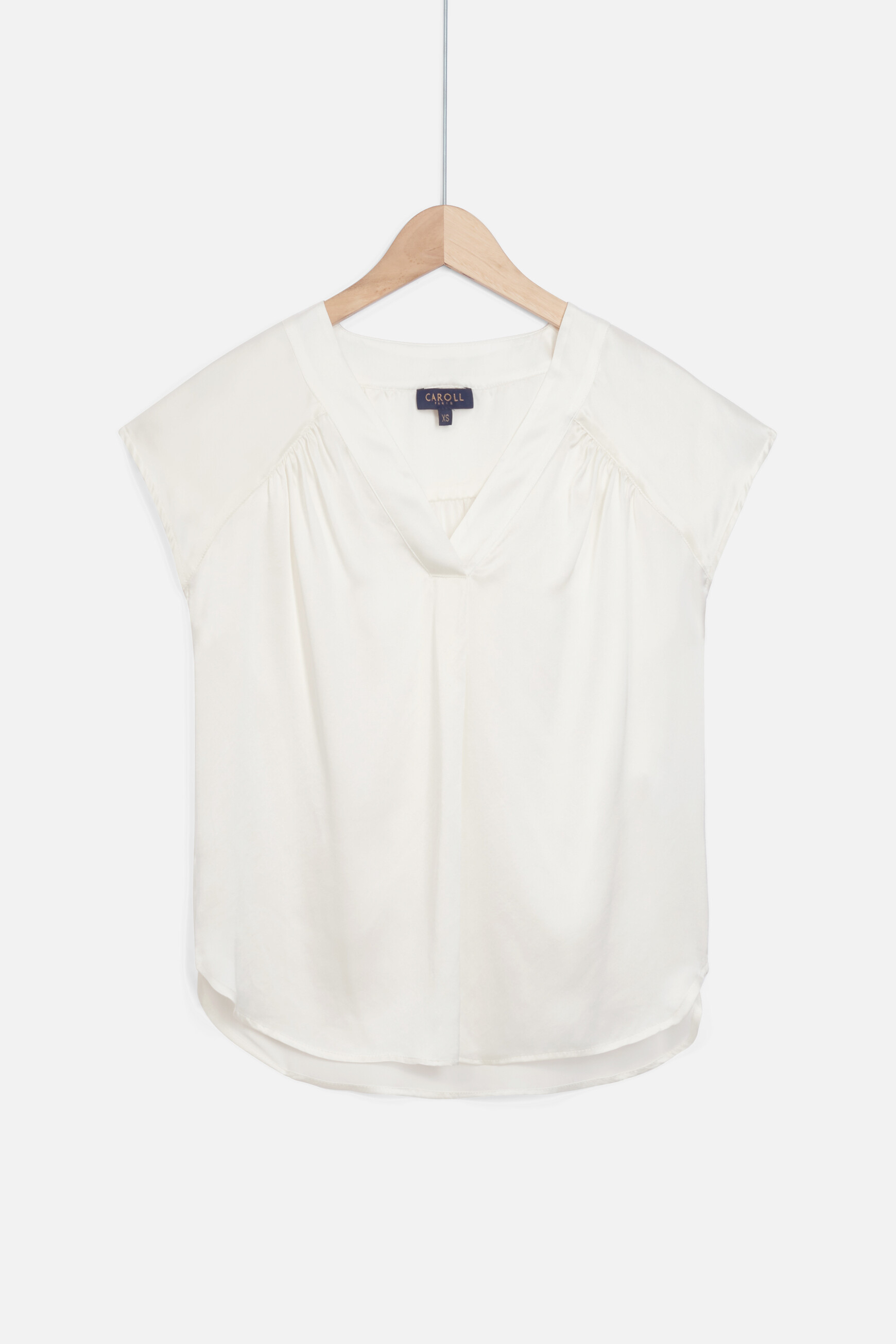 blusa 100 seda tatiana marfil mujer Blusa 100 % seda Tatiana marfil mujer