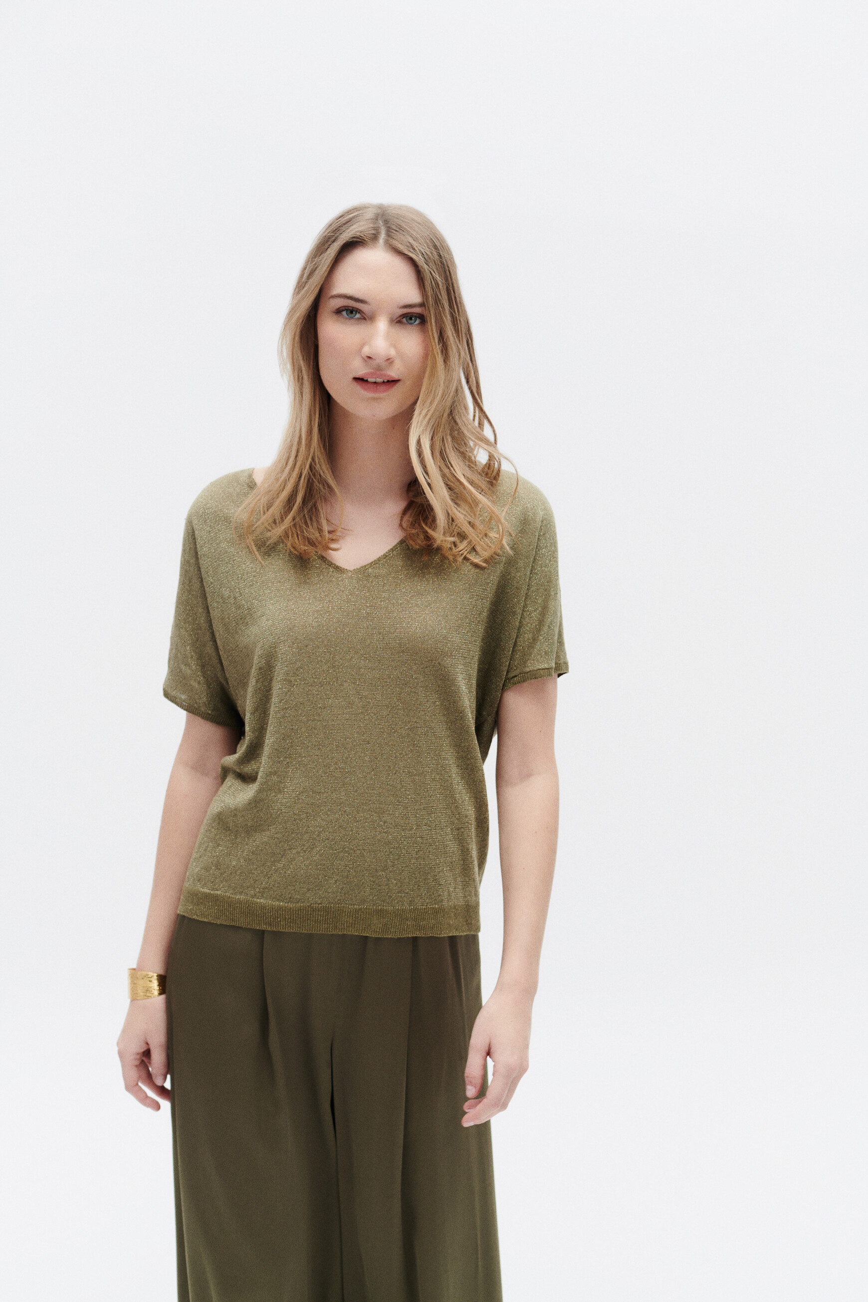 pull milane vert olive femme Pull milane vert olive femme