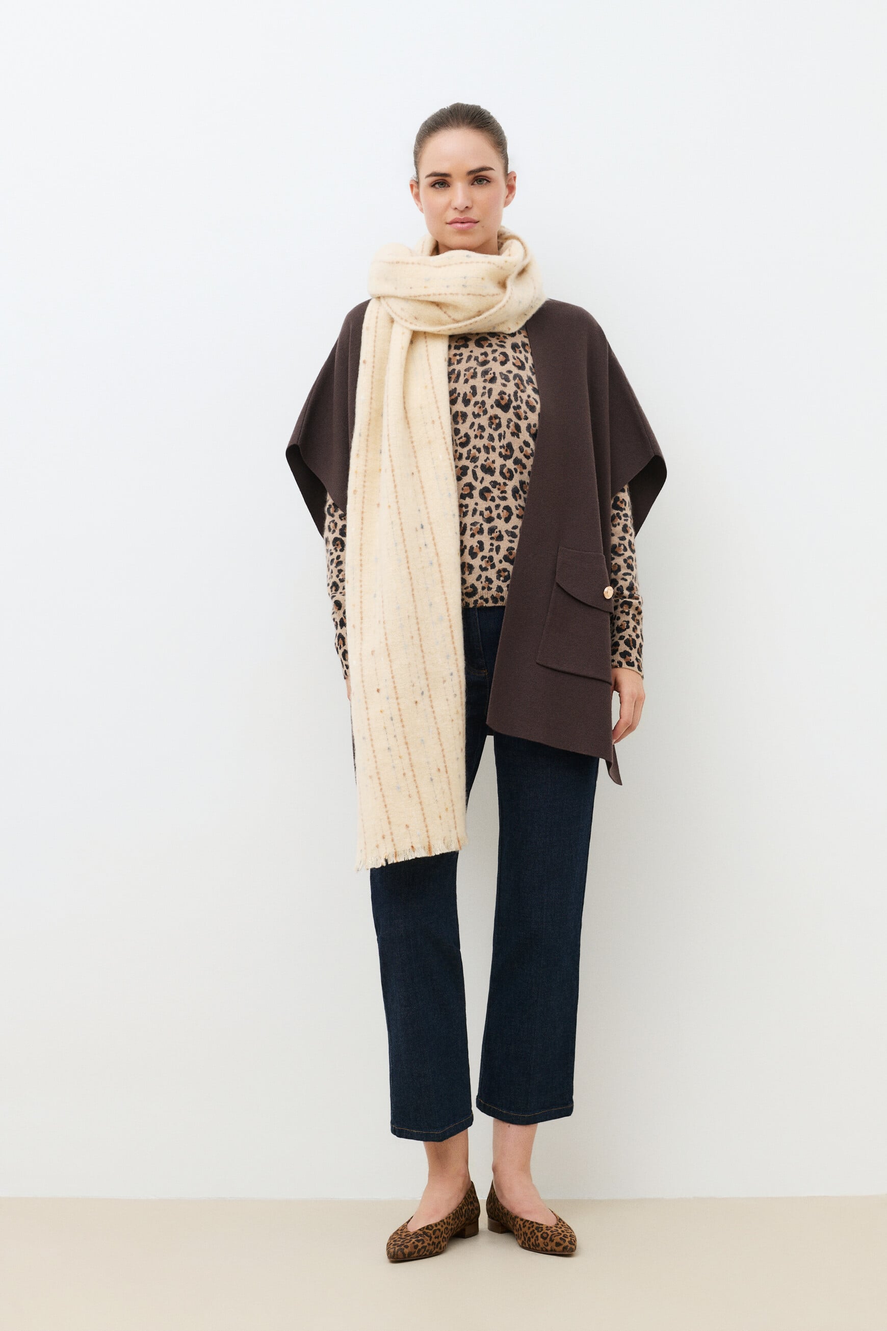 Louna scarf sand woman