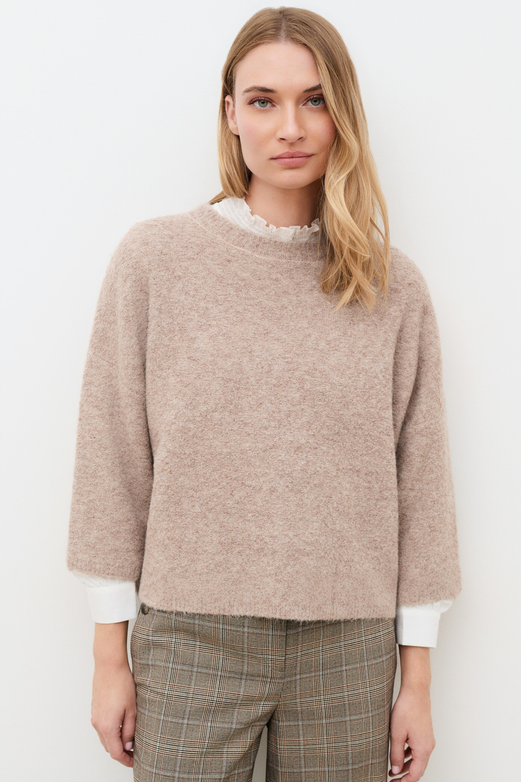 Mwinter sweater taupe woman