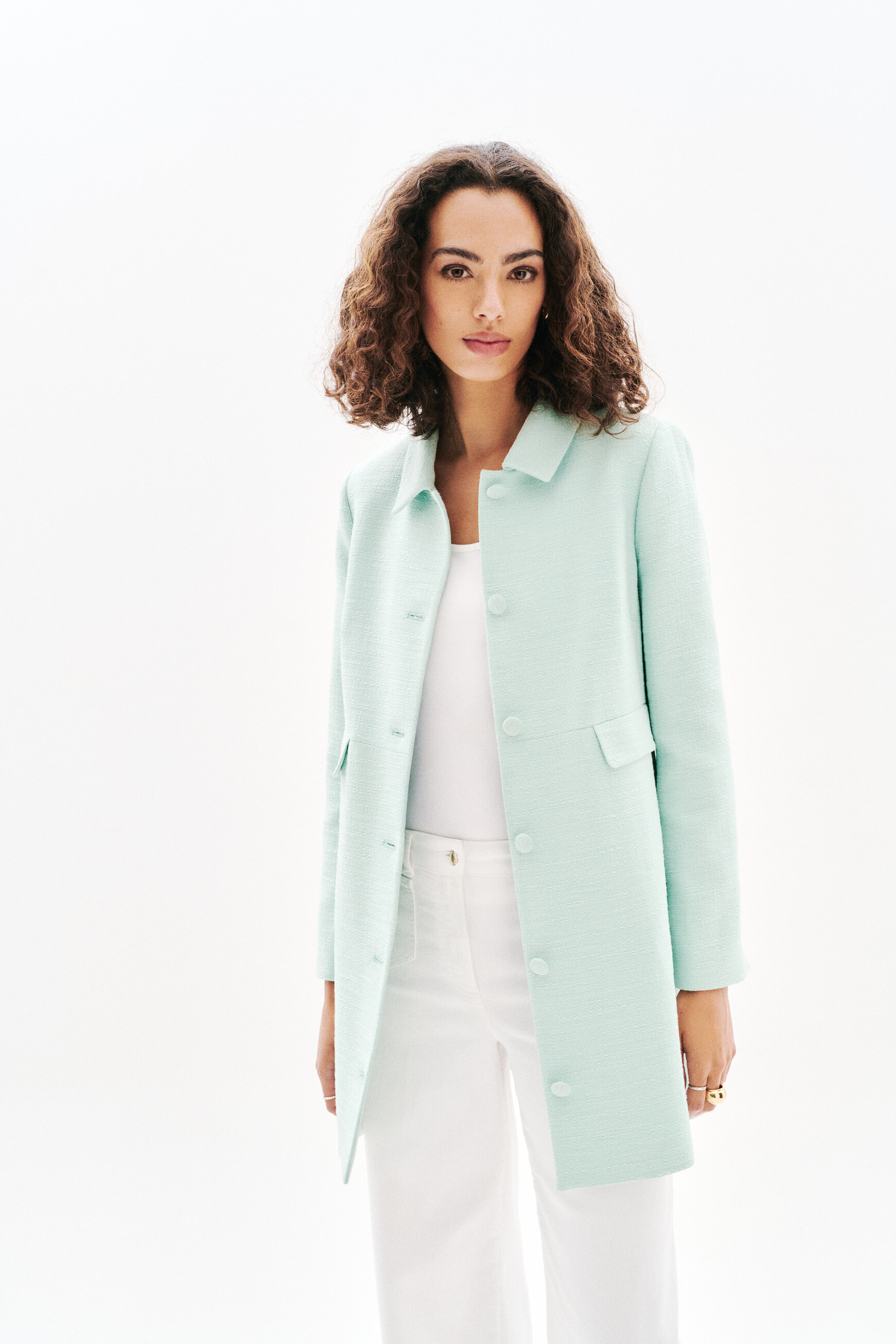 manteau granita2 vert clair femme Manteau Granita2 vert clair femme