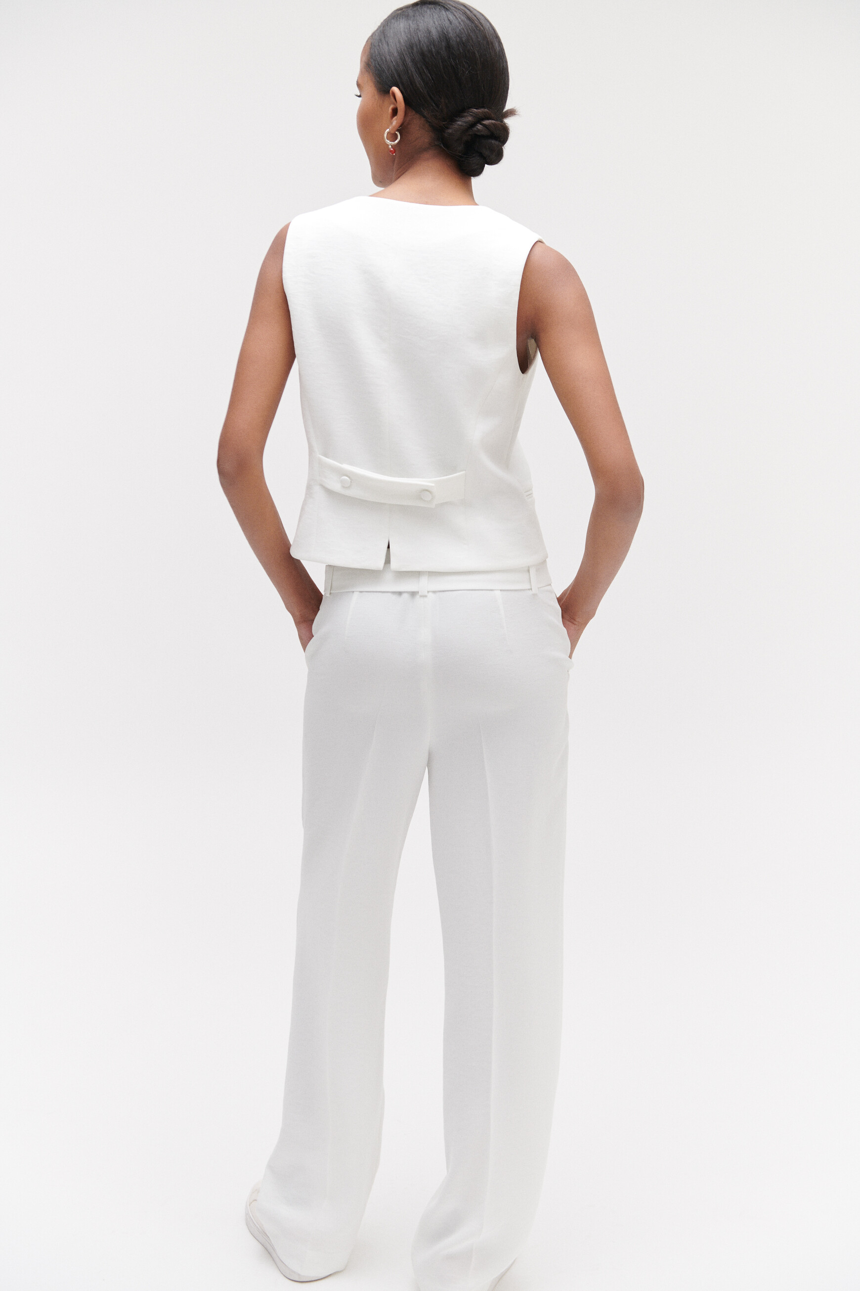 pantaloni cylien avorio donna Pantaloni Cylien avorio donna