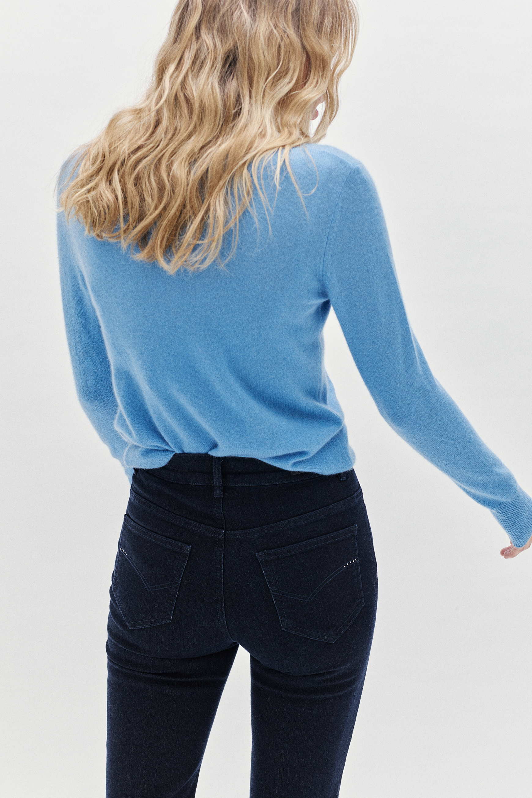 pull zofia 100 cachemire bleu femme pull zofia 100% cachemire bleu femme