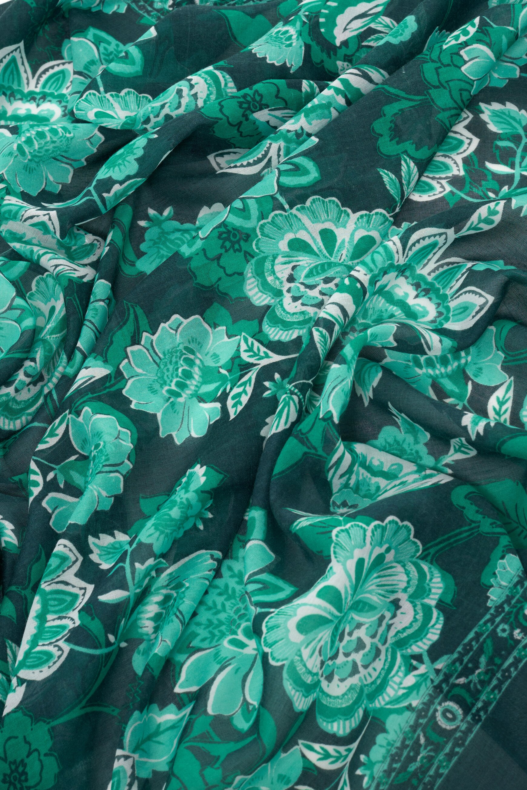 Lallio scarf dark green woman