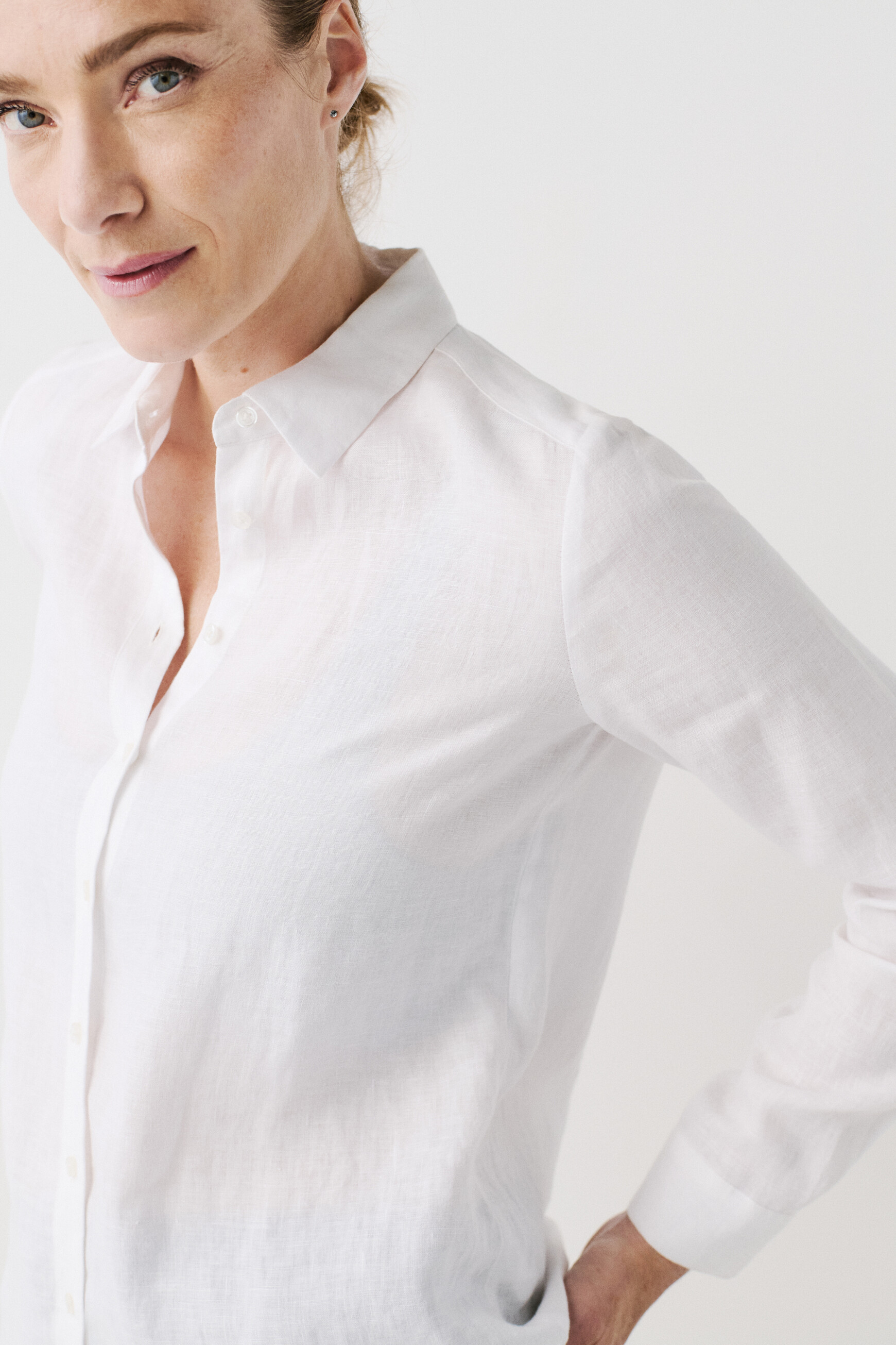 chemise brenda 100 lin blanc femme chemise brenda 100% lin blanc femme