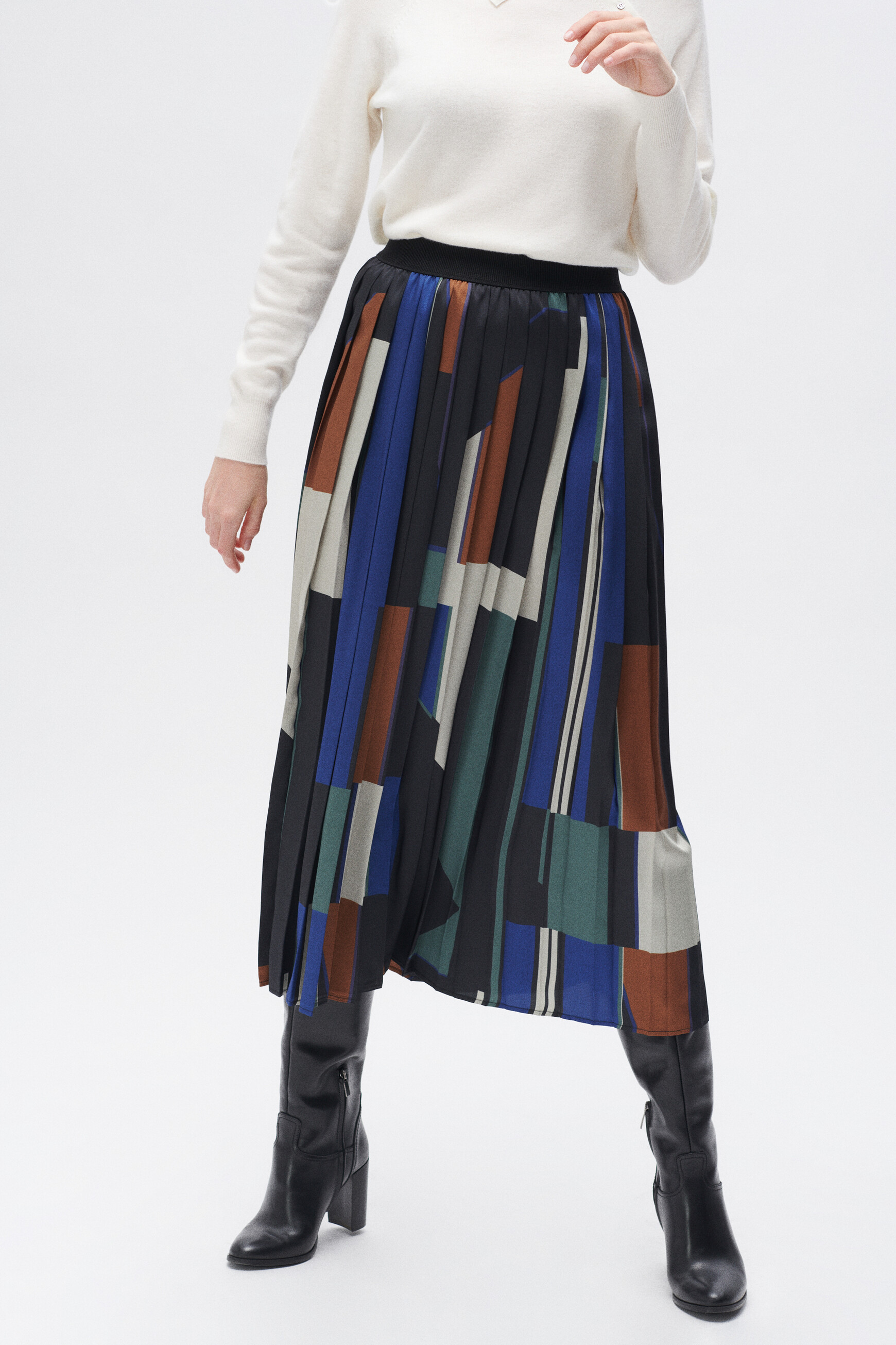 Falda Joe azul eléctrico mujer