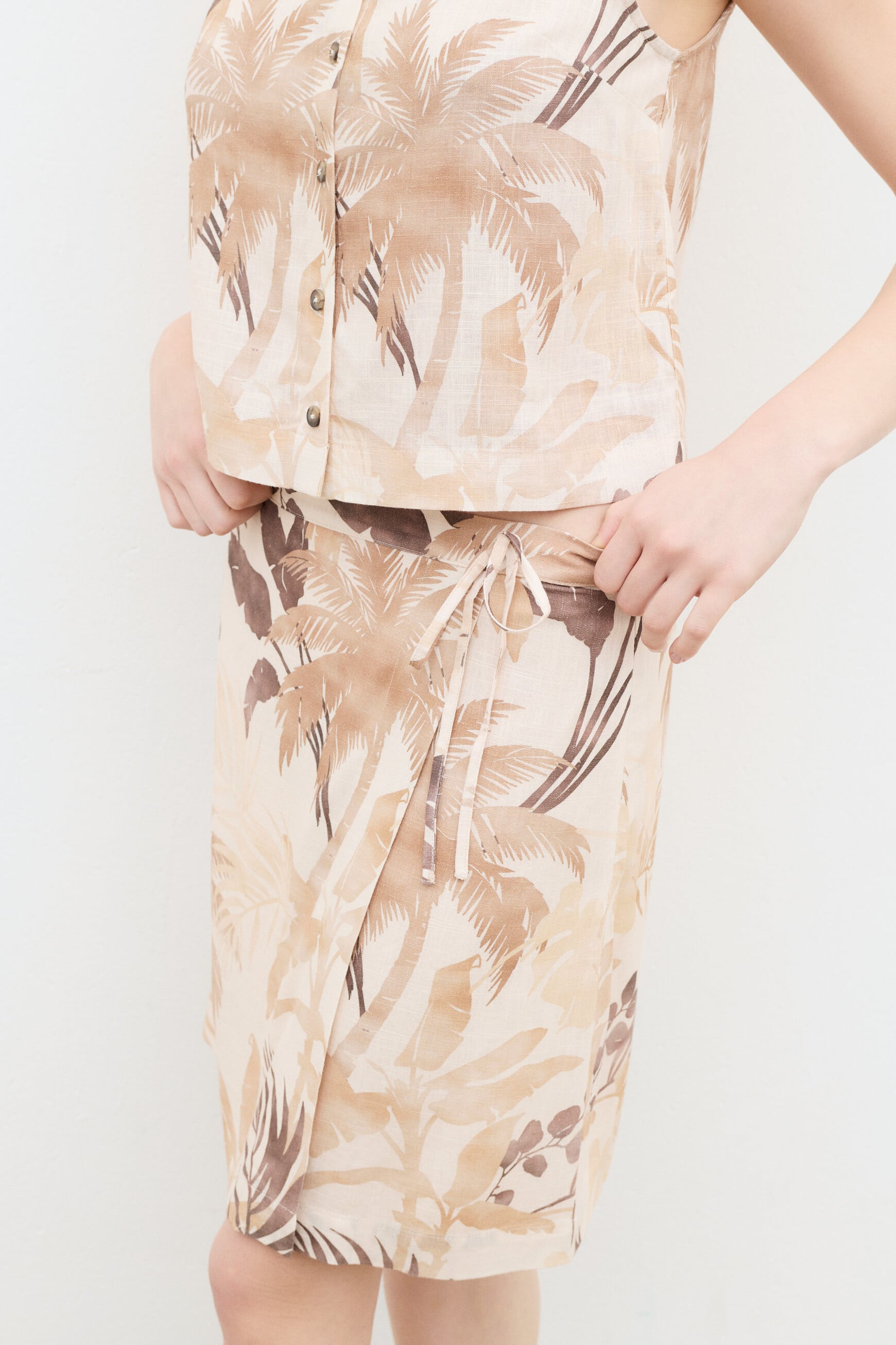 Jupe Joude beige femme