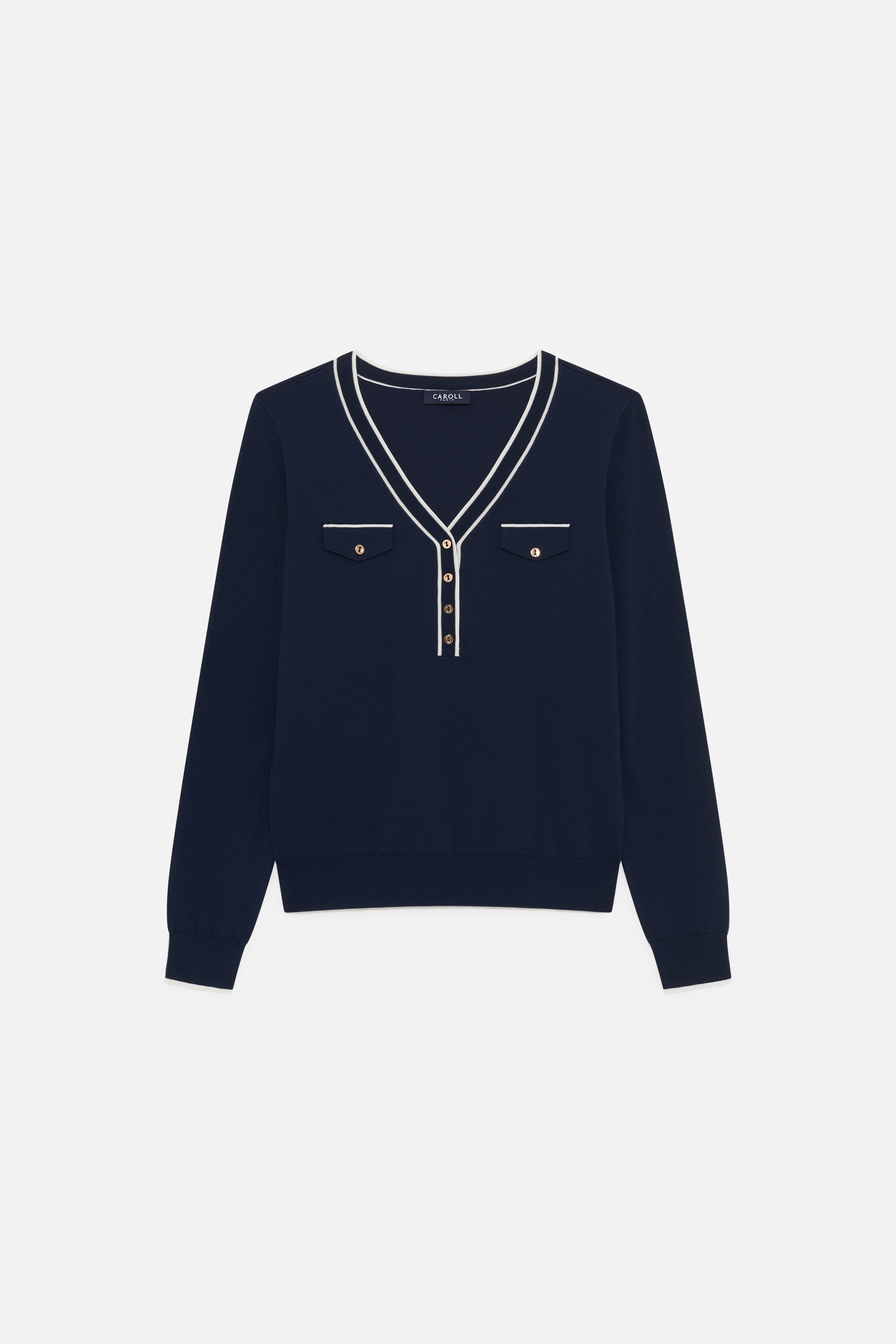Pull Mcharlotte bleu marine femme
