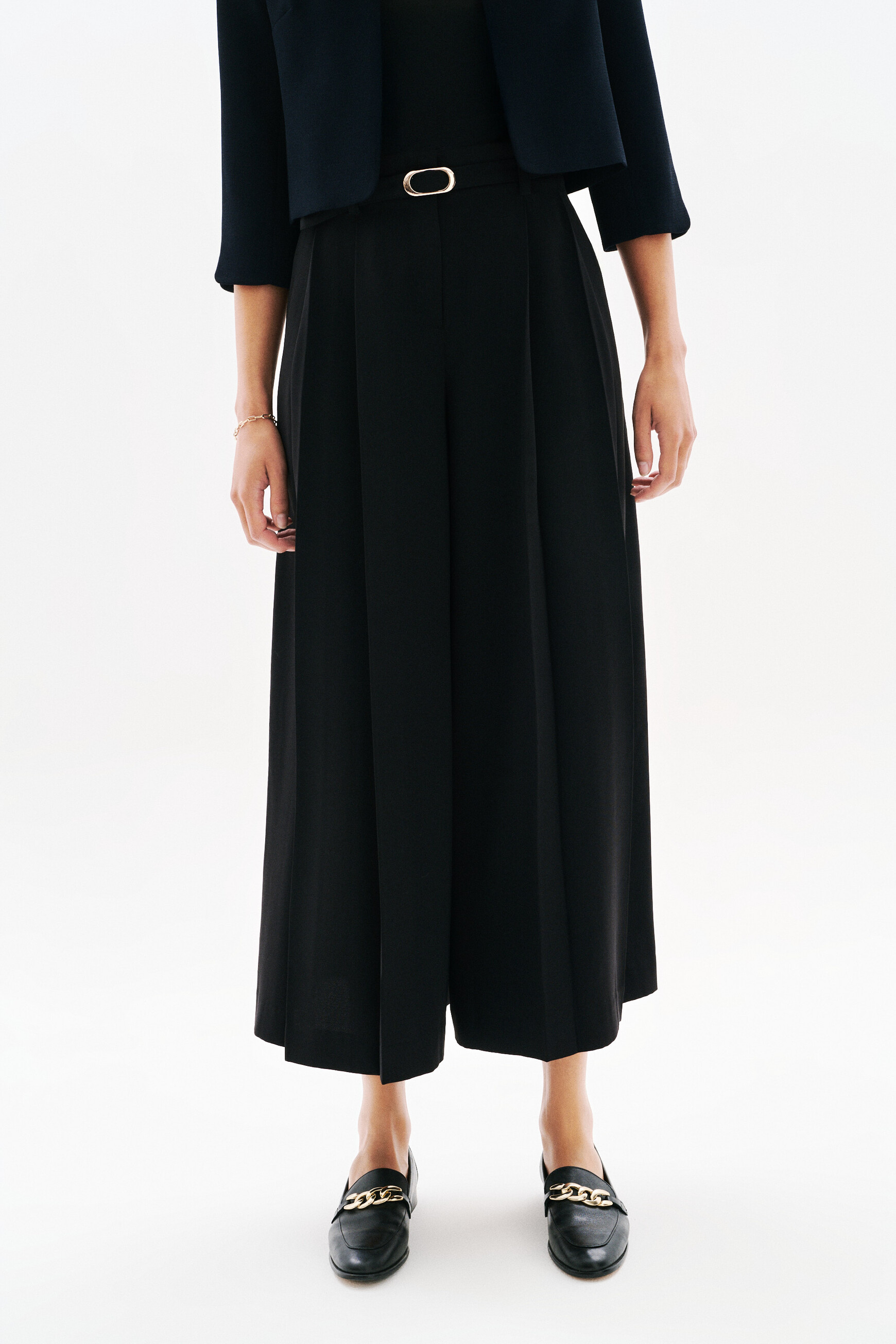 pantalon pinceau noir femme Pantalon Pinceau noir femme