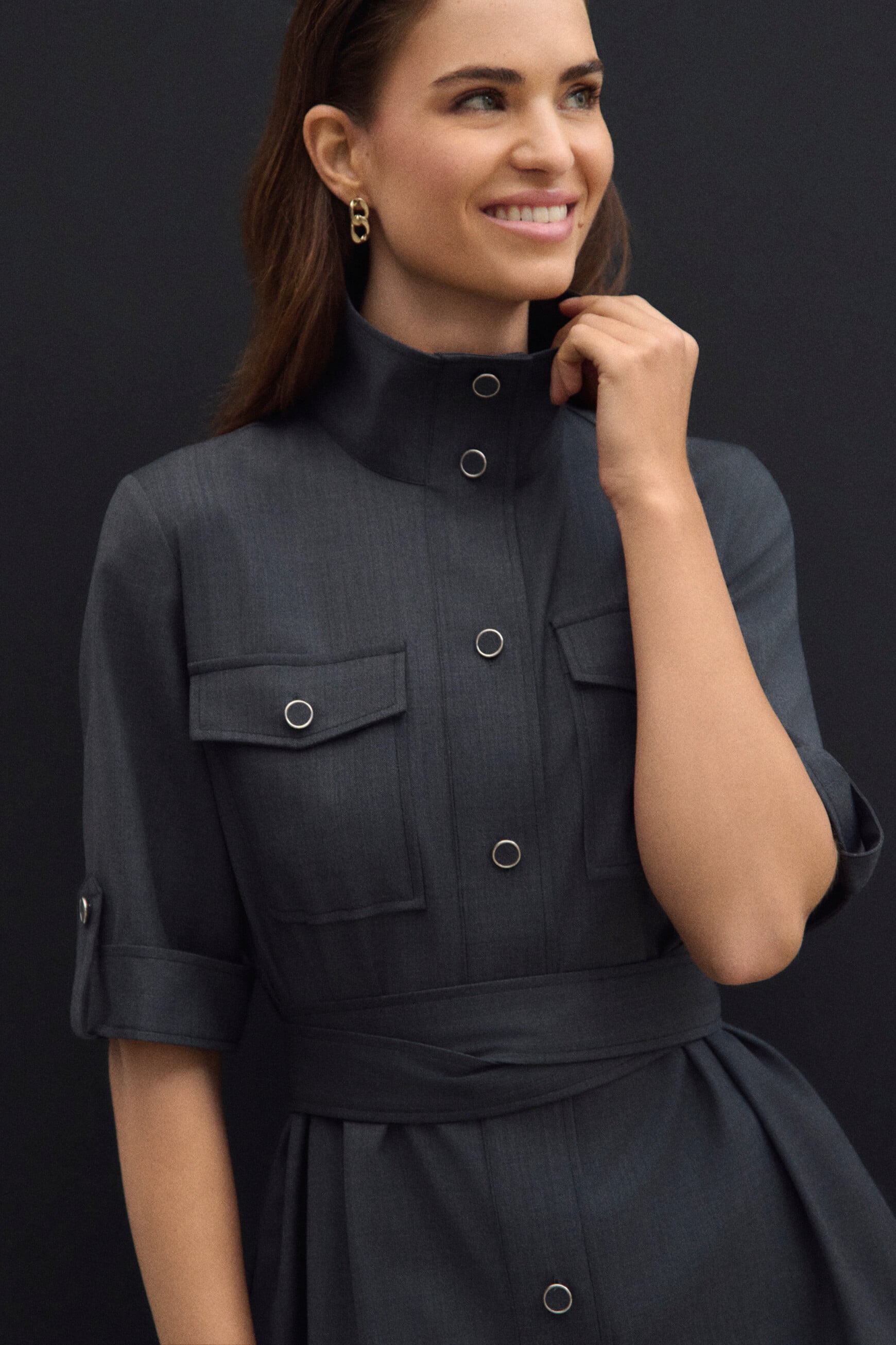 Kleid Renelia grau damen