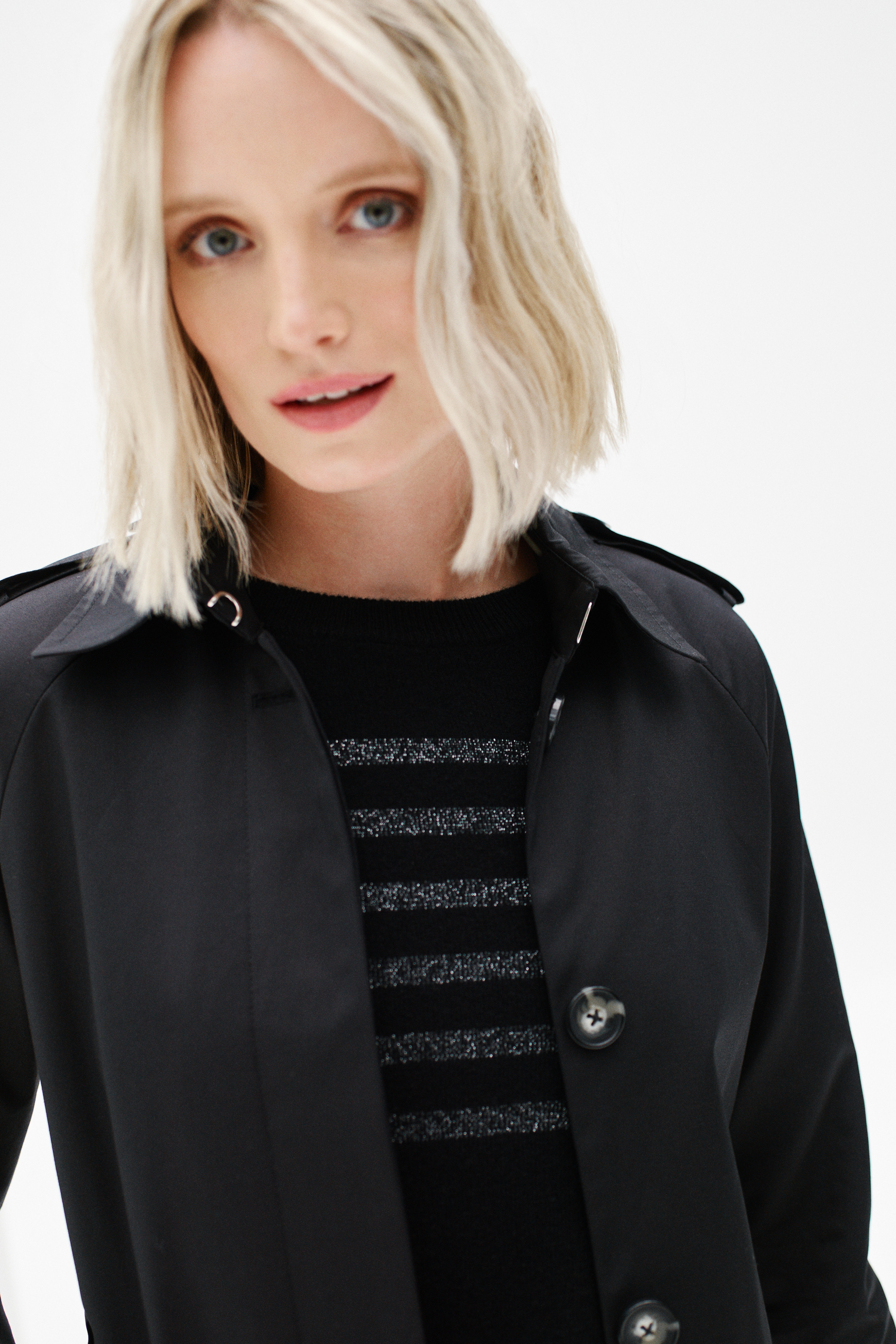 Veste façon trench - Noir - FEMME | H&M FR