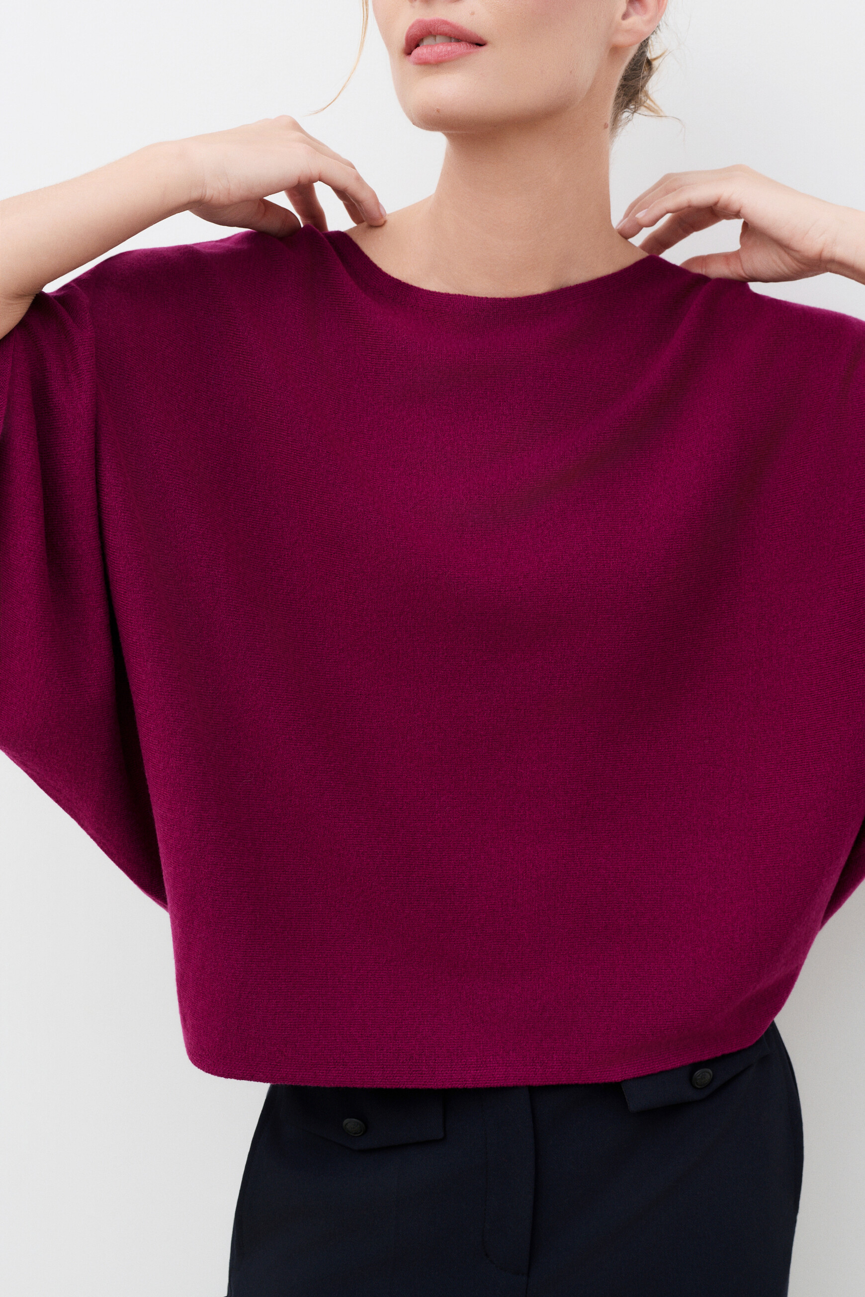 Mcheryl sweater violete oscuro woman