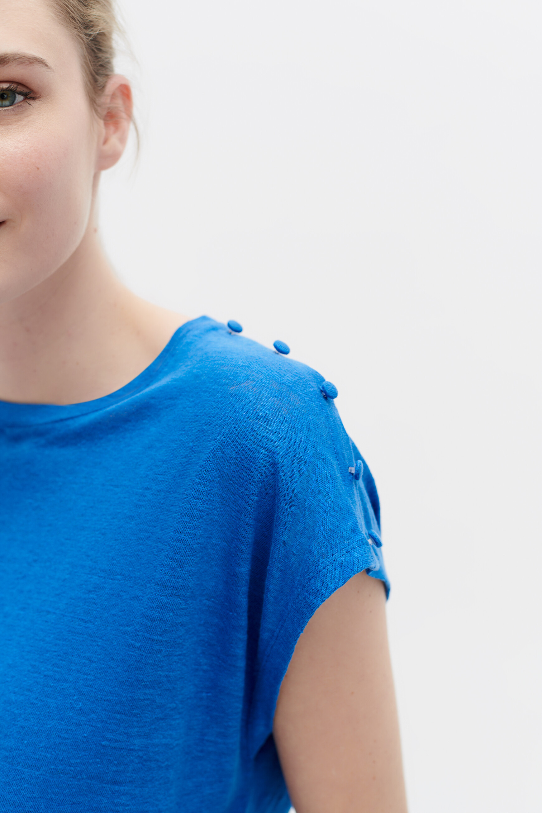 tshirt kate bleu electrique femme tshirt kate bleu electrique femme