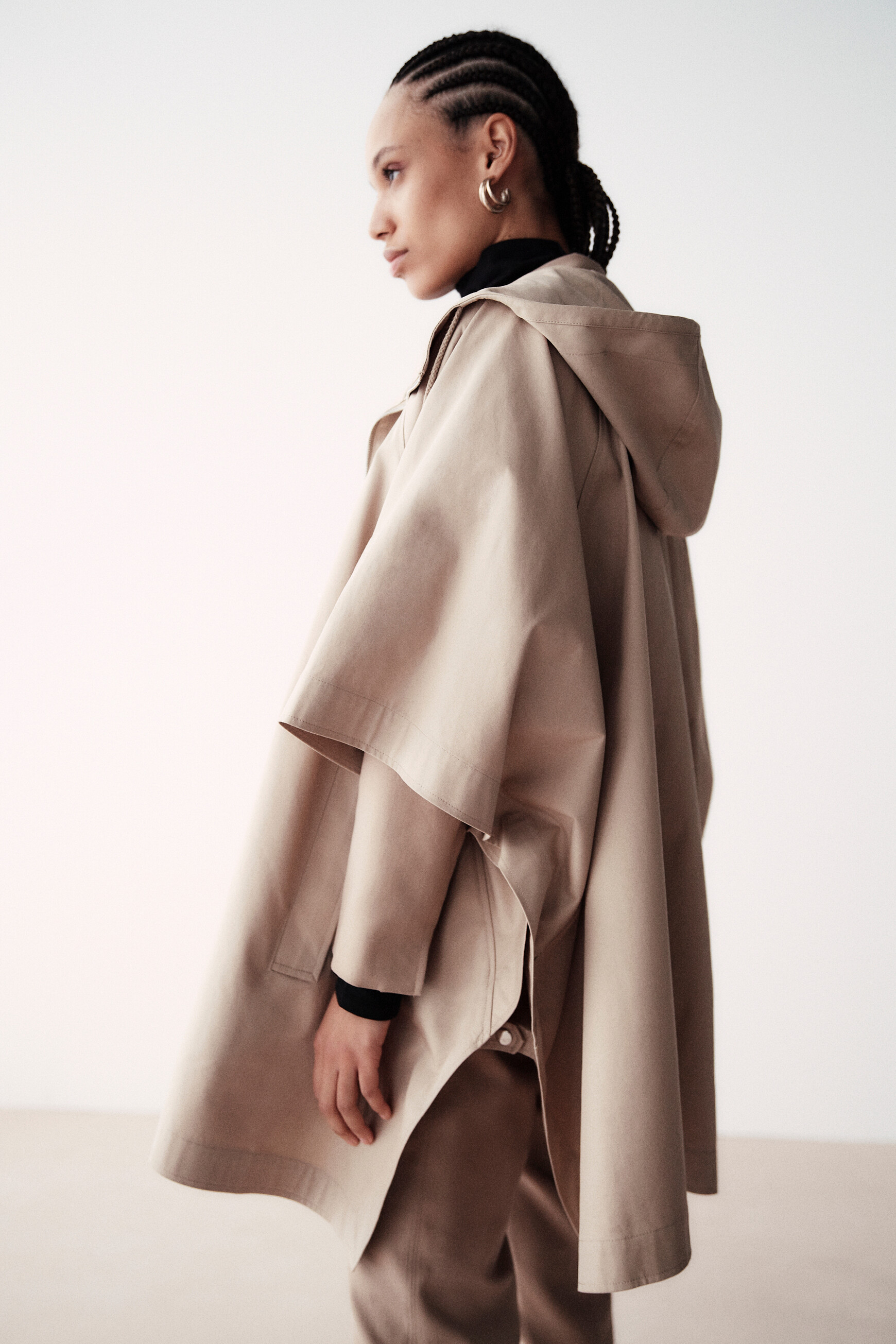 manteau cape caroll