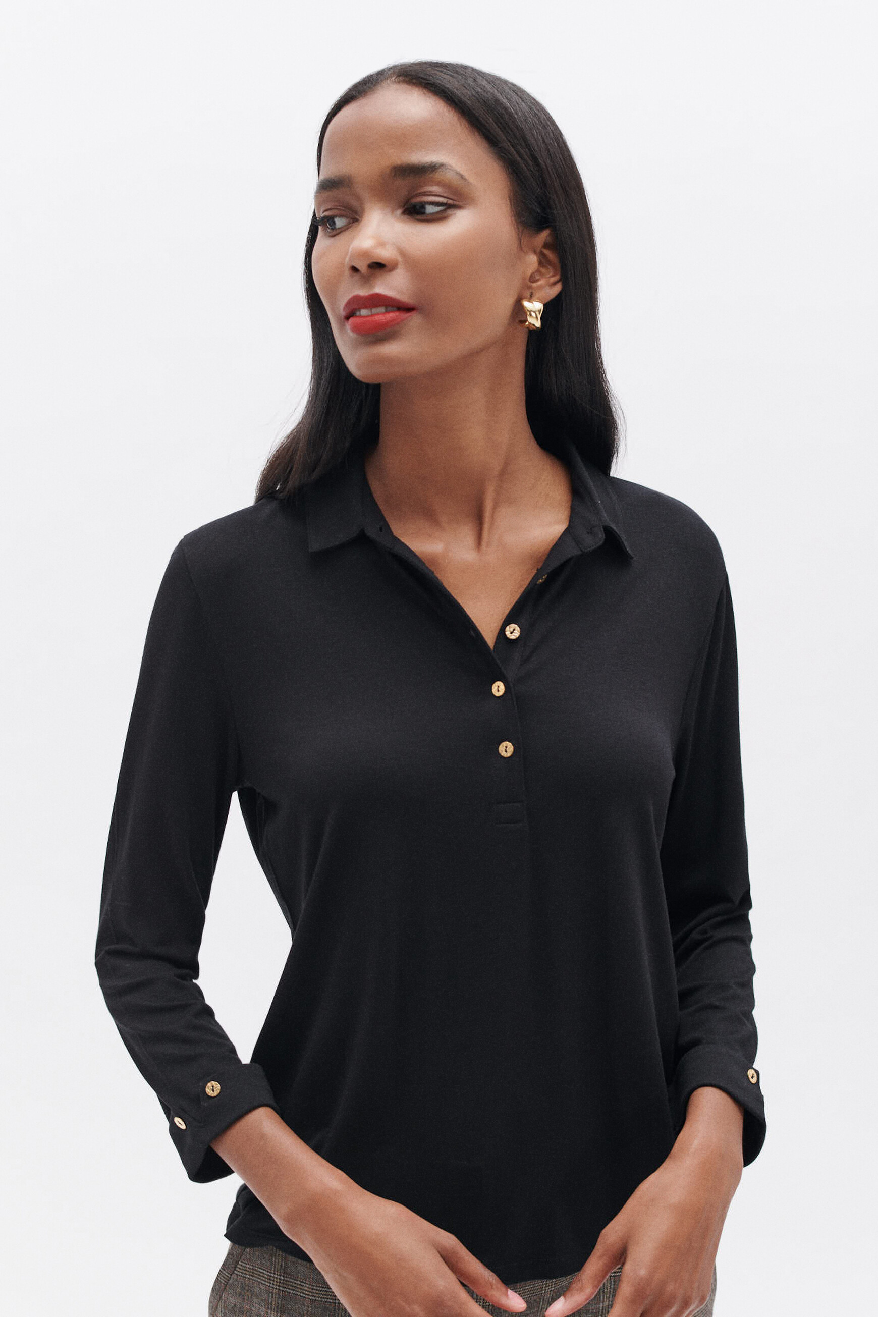 t shirt tnina noir femme T-shirt tnina noir femme