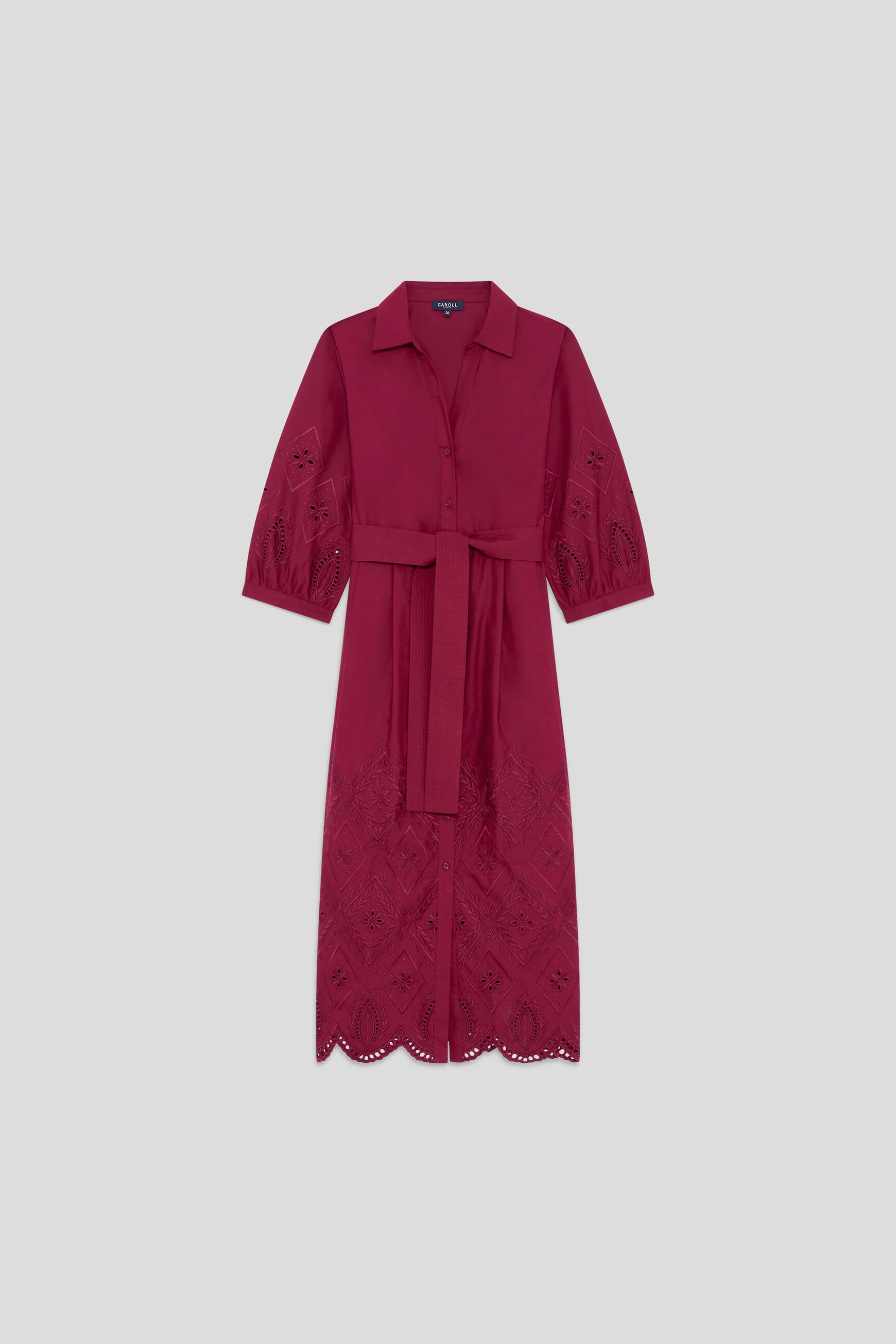 Romy dress burgundy woman