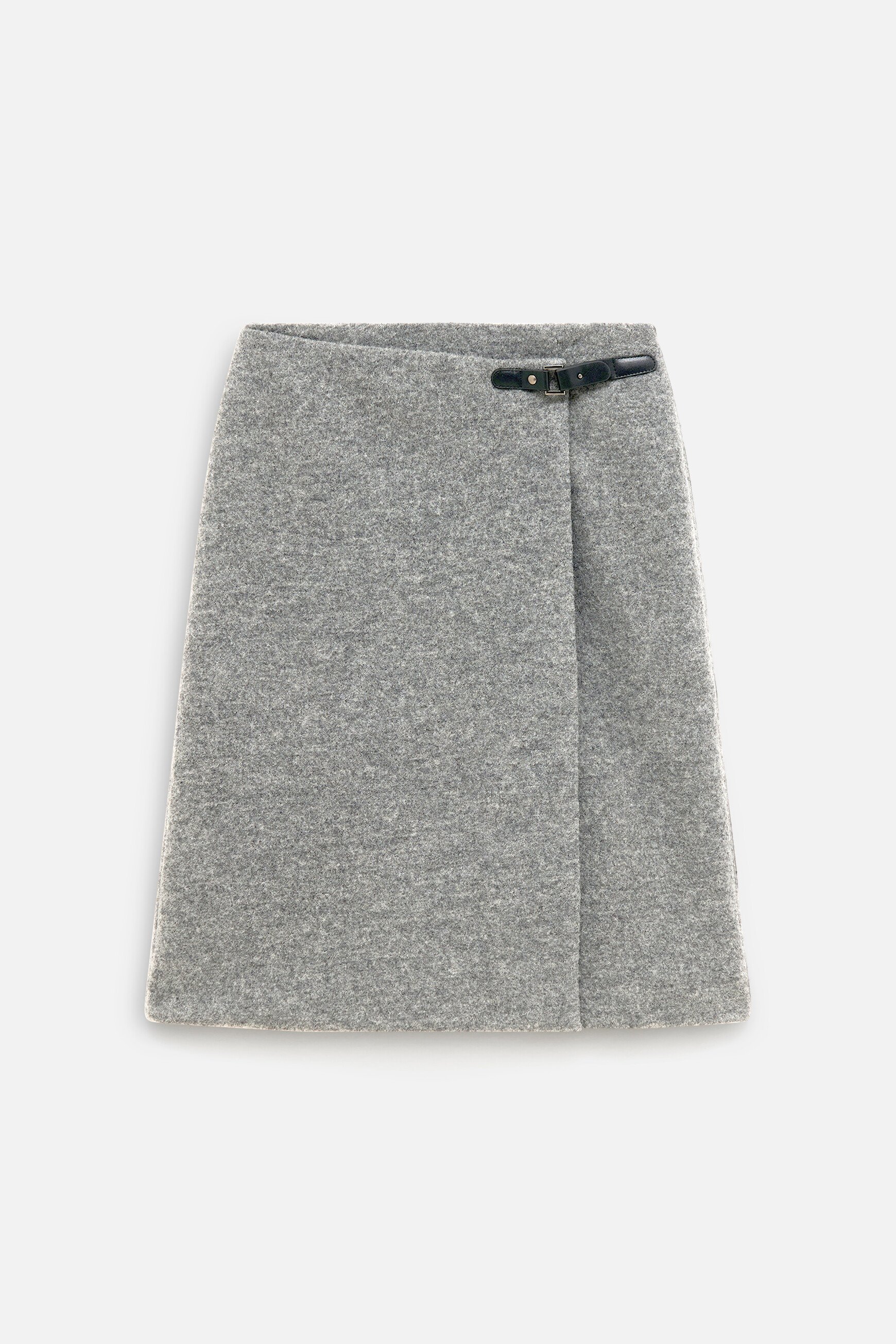 jupe juliana 100 laine gris femme Jupe Juliana 100% laine gris femme