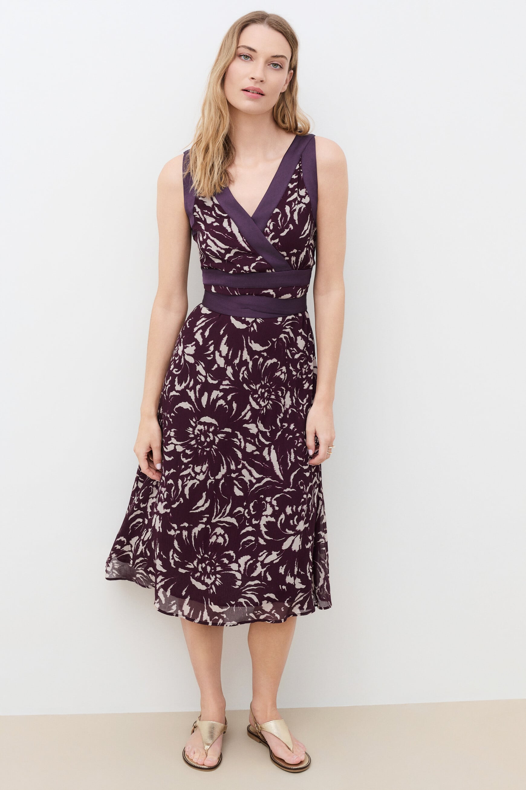 Rathenais dress burgundy woman