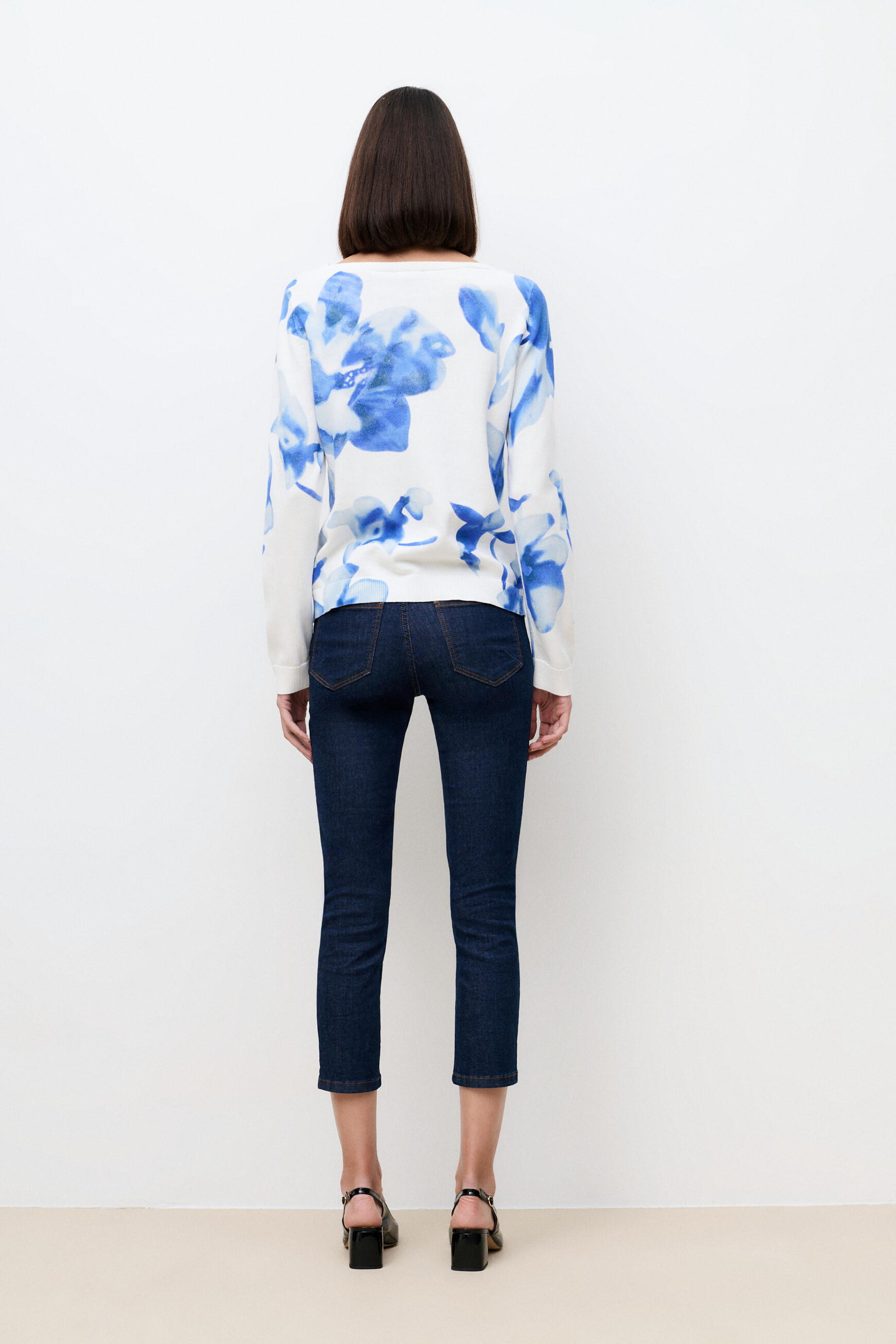 Pull Mluke2 bleu femme