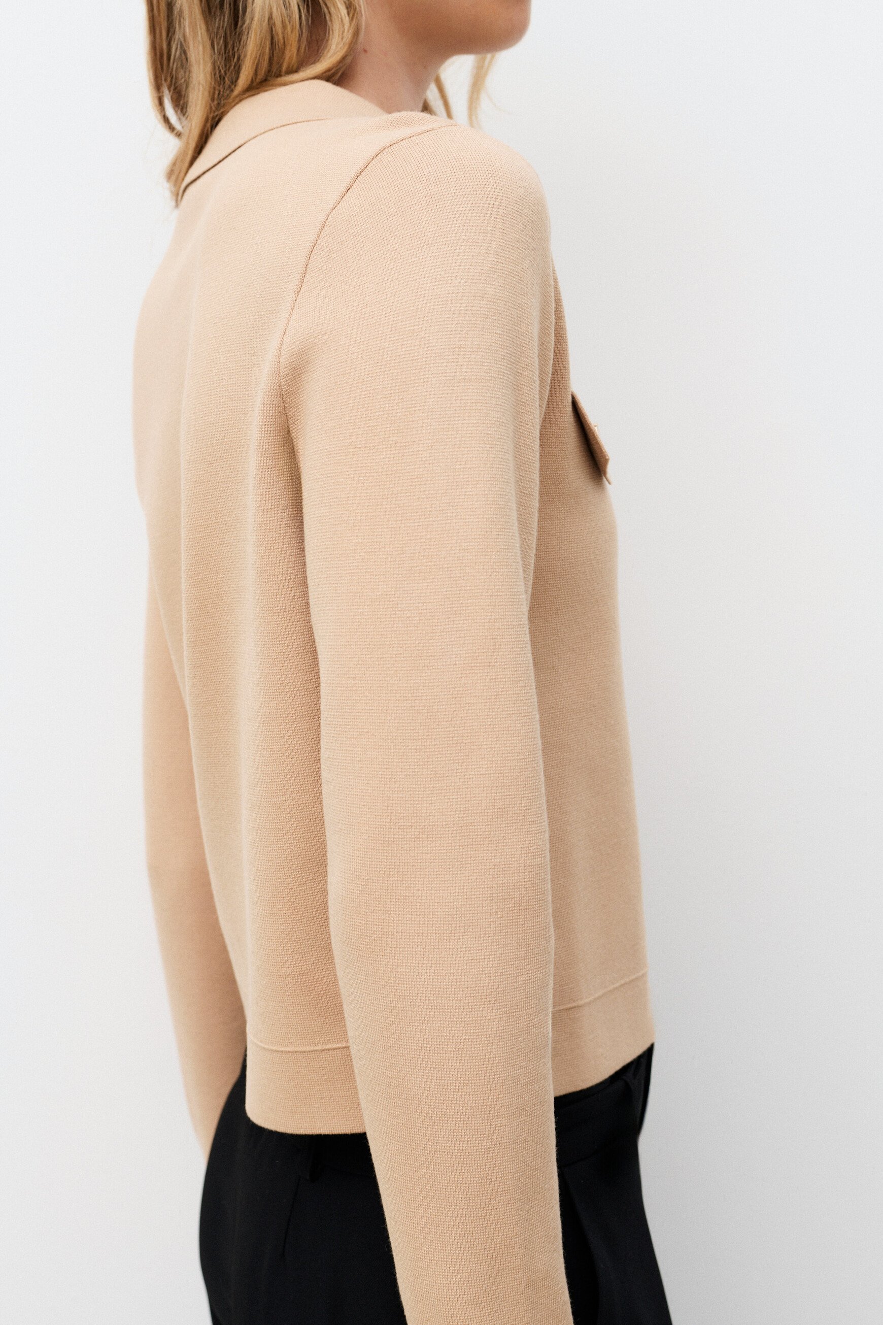 Trui Mflo lichtgrijs vrouw