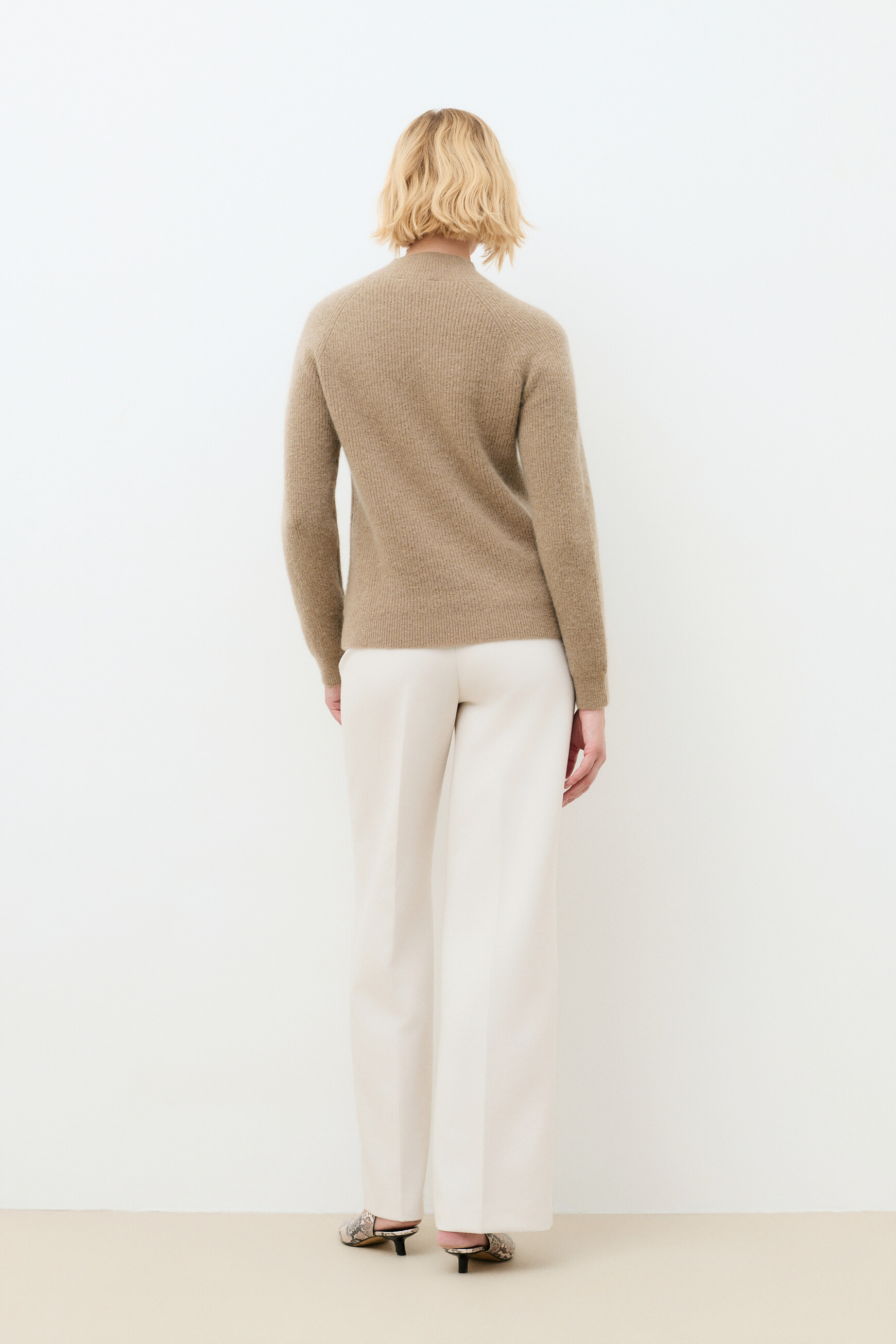 Mviolene sweater taupe woman