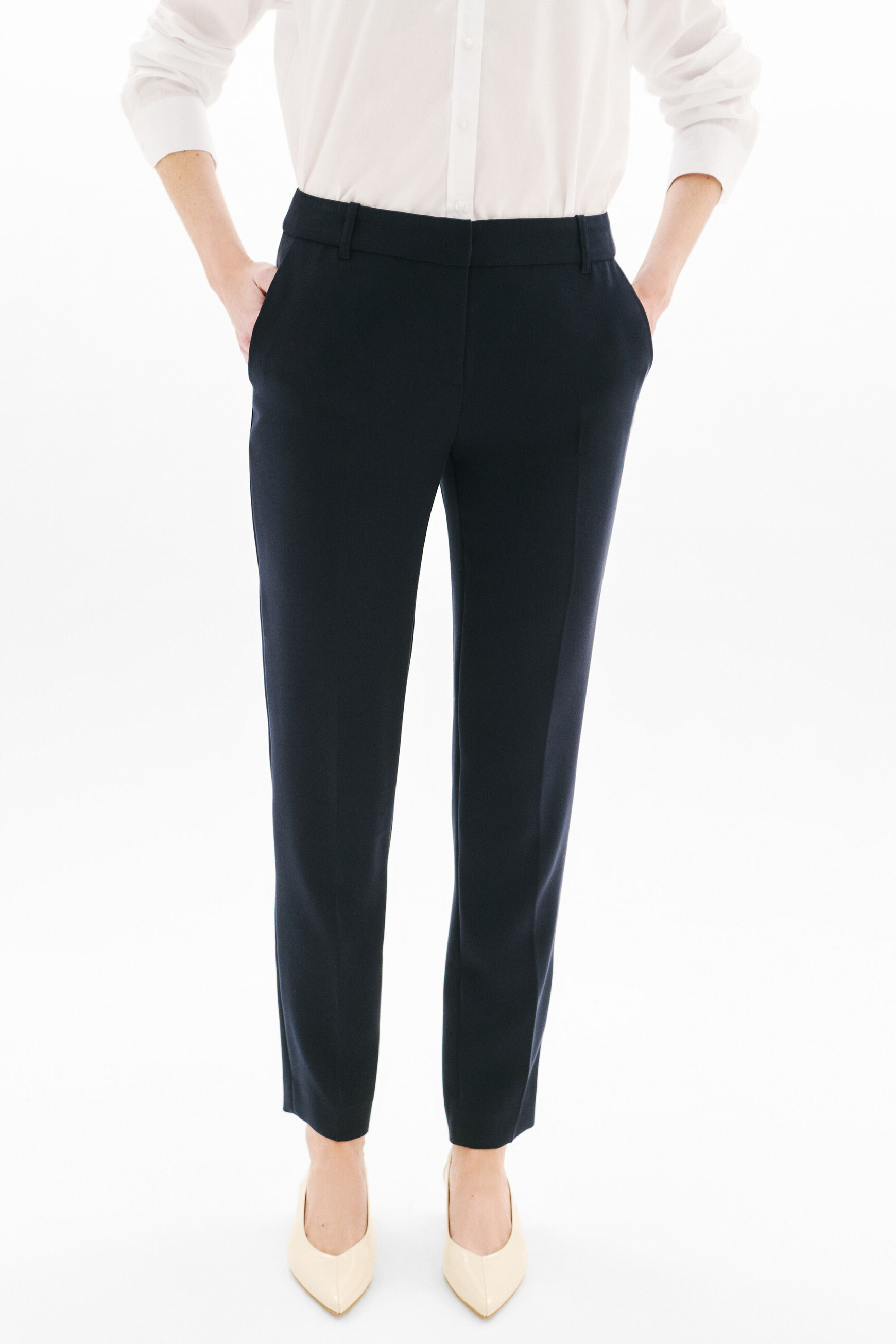 pgautier pants navy blue woman Pgautier pants navy blue woman
