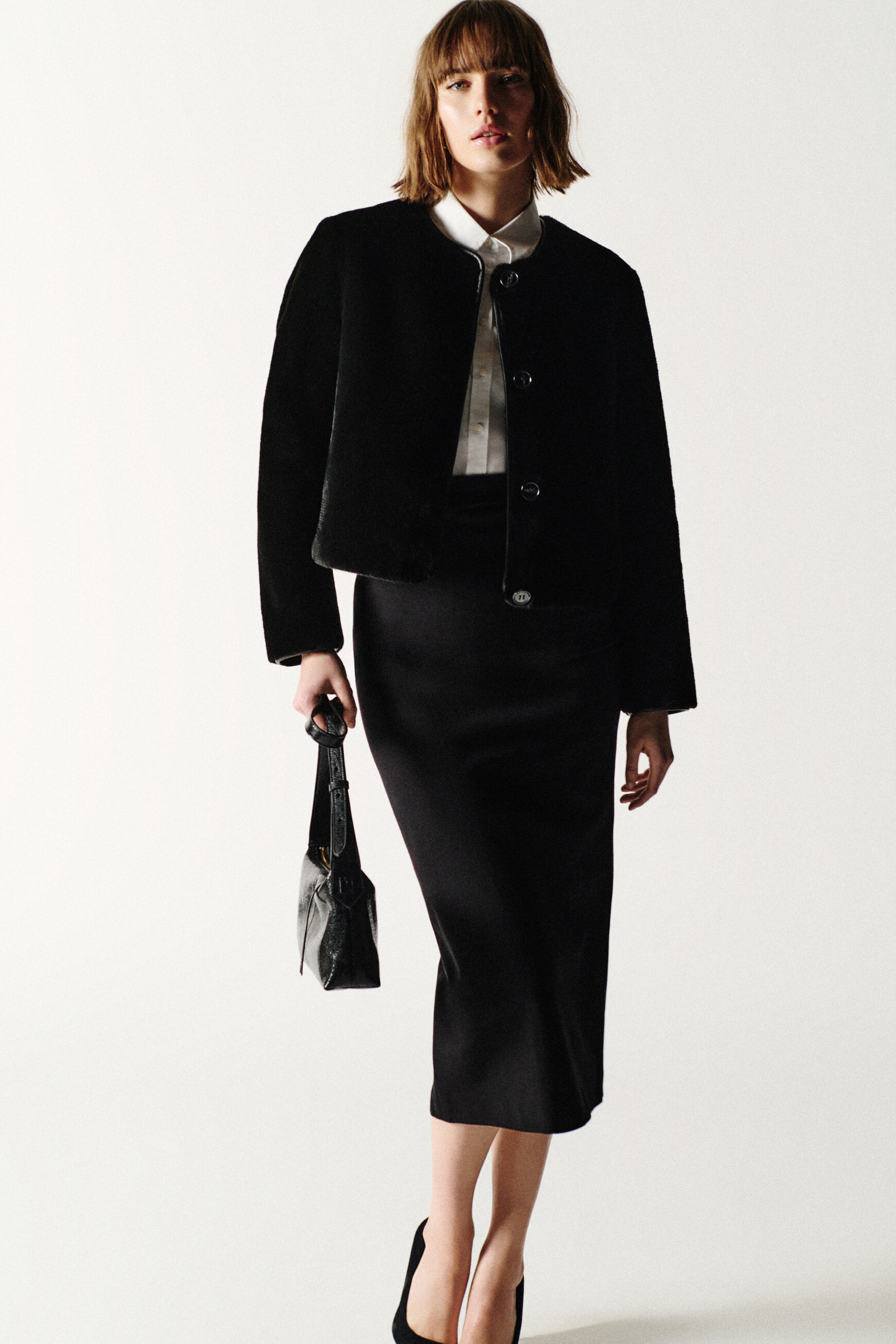 Gouvernail coat black woman