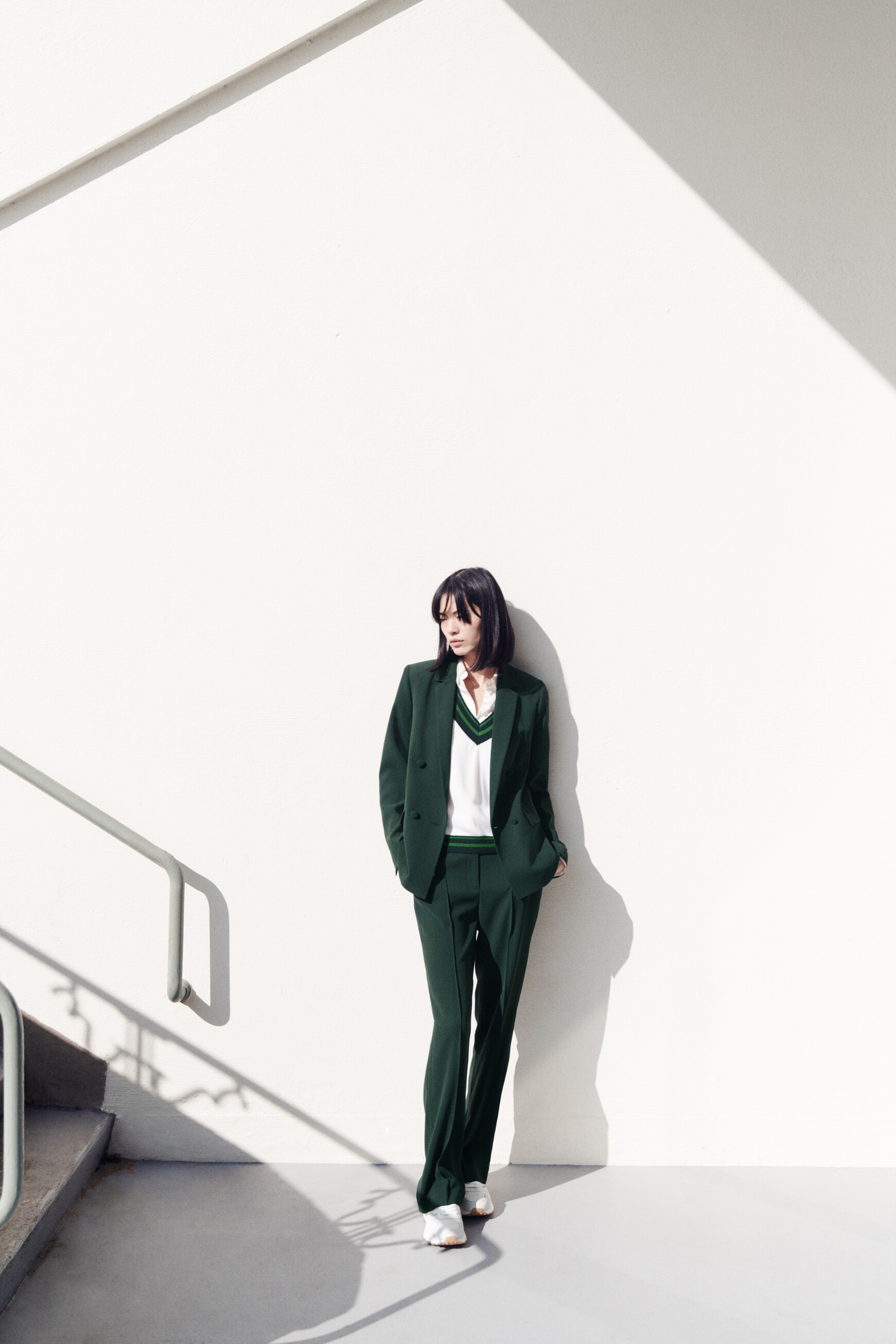 pantalon paolino vert fonce femme Pantalon paolino vert fonce femme