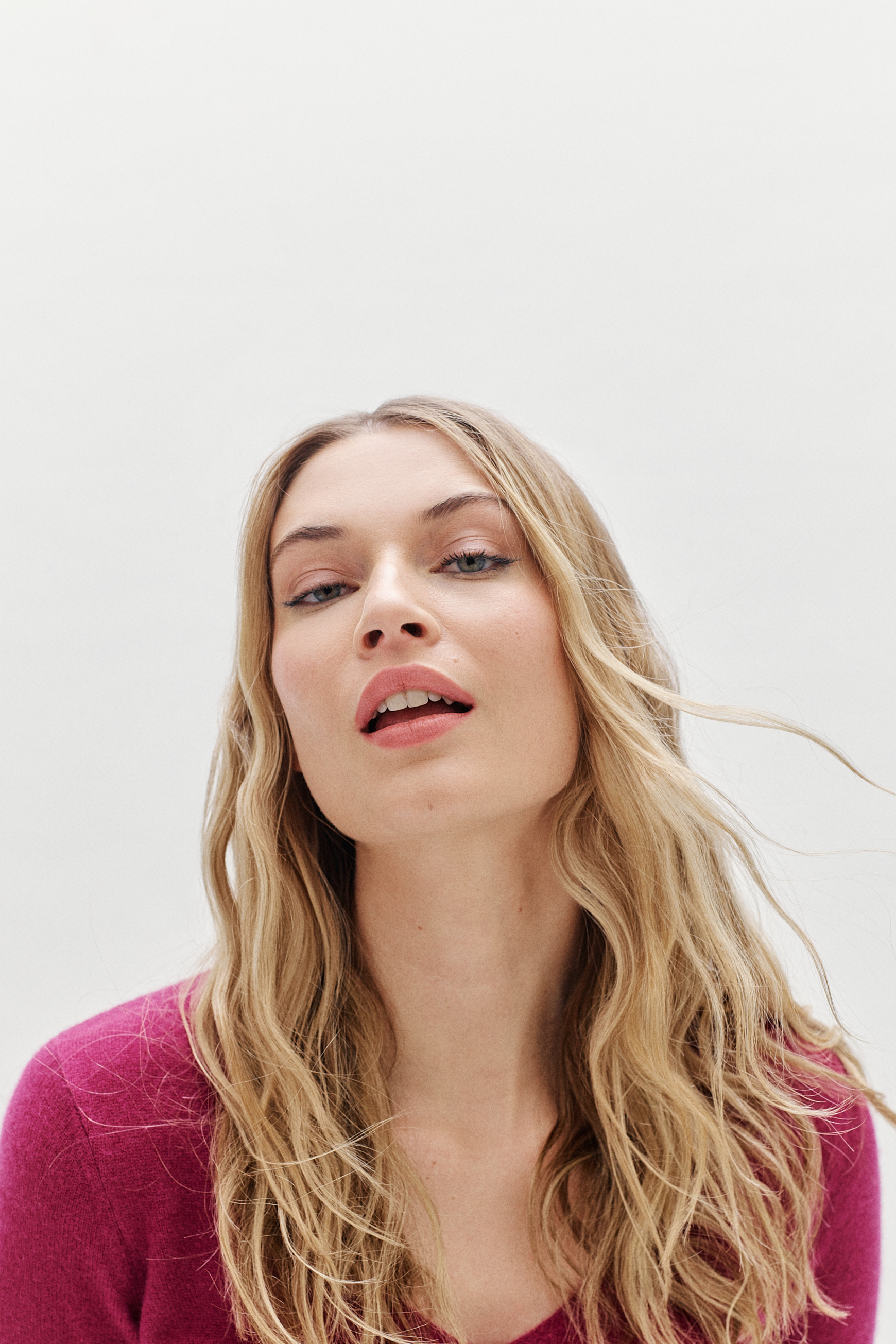 pull eva 100 cachemire rose cerise femme pull eva 100% cachemire rose cerise femme