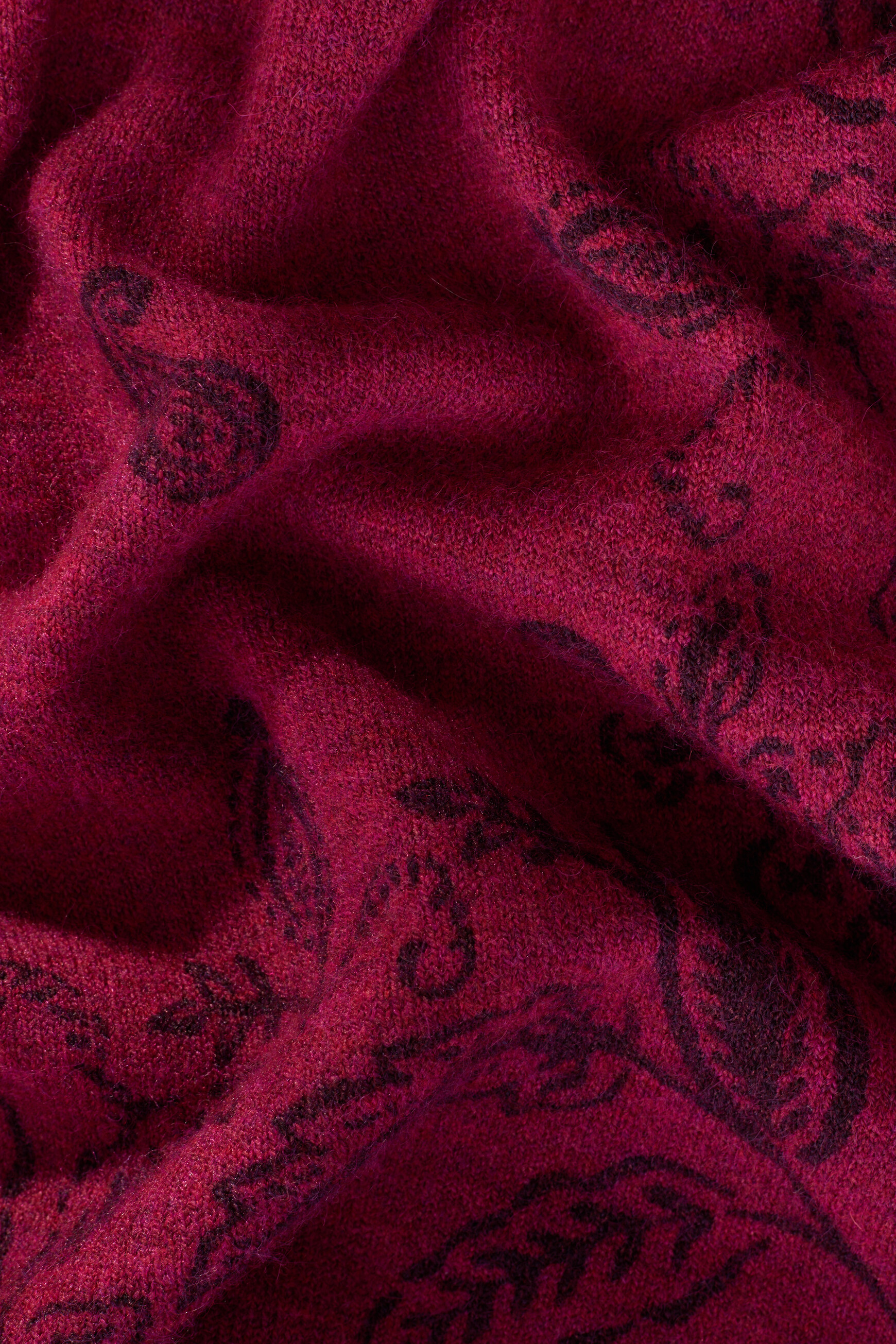 Mona scarf raspberry pink woman
