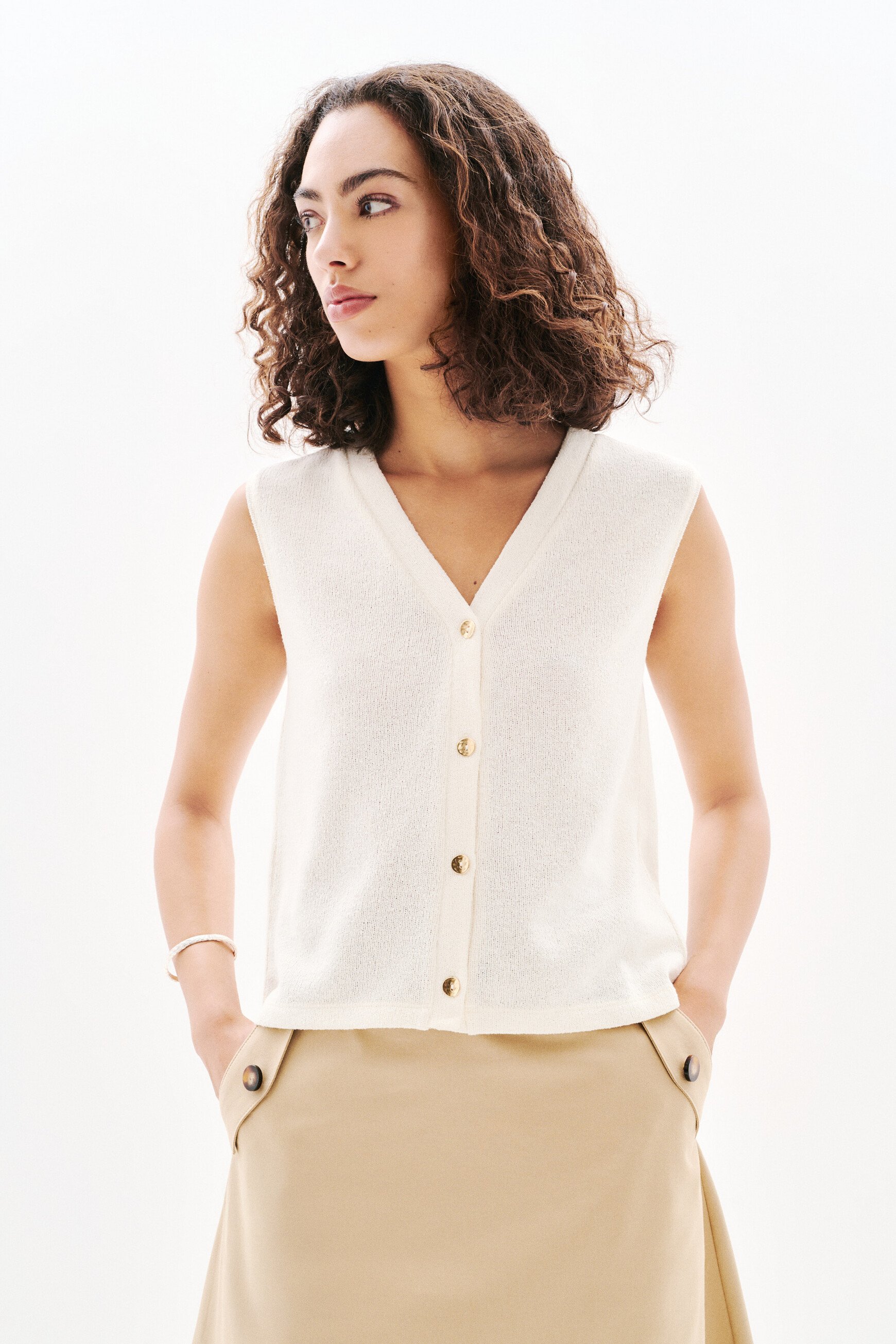 t shirt tweekend ecru femme T-shirt Tweekend ecru femme