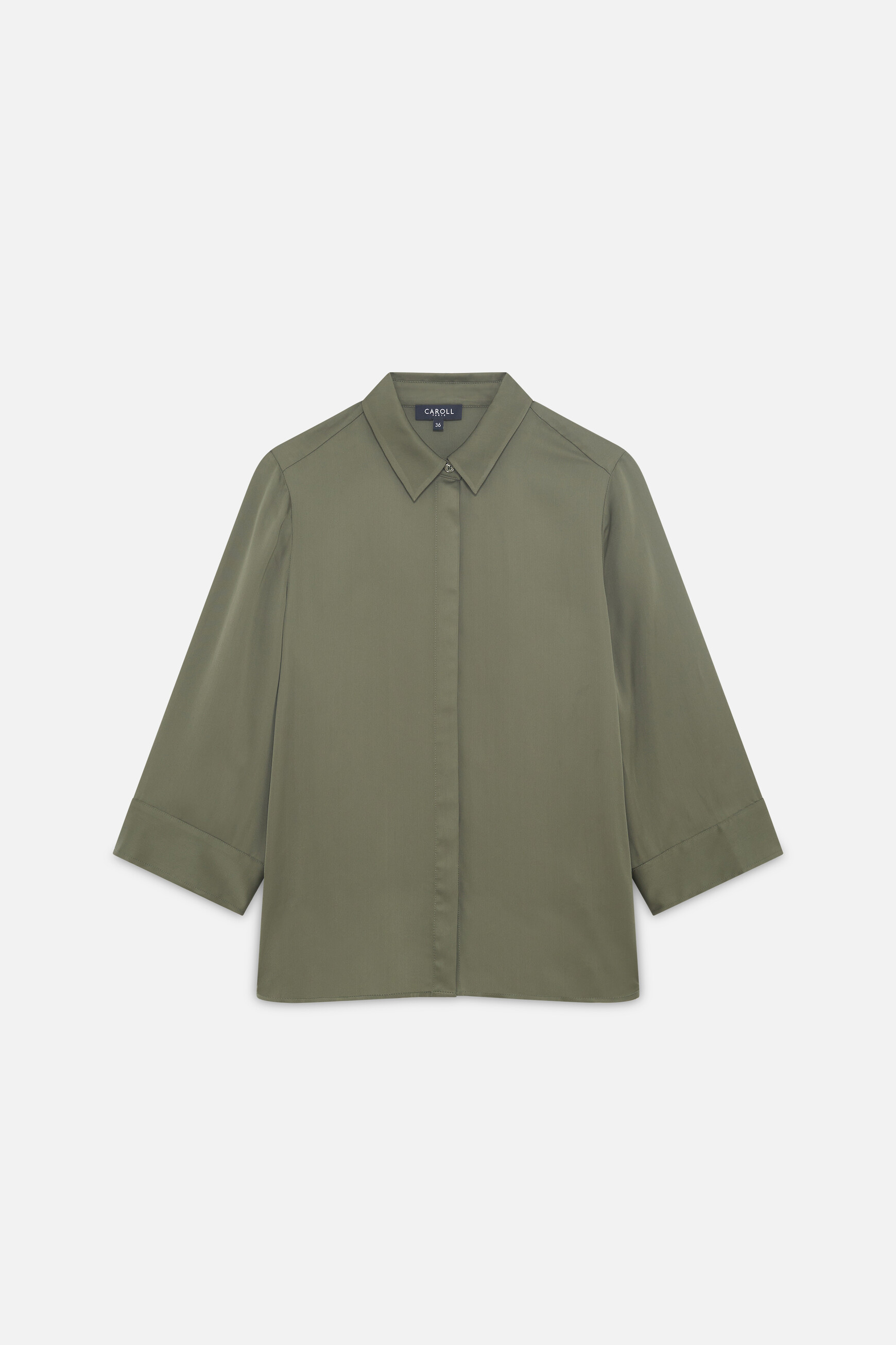 chemise cnina vert kaki femme Chemise Cnina vert kaki femme