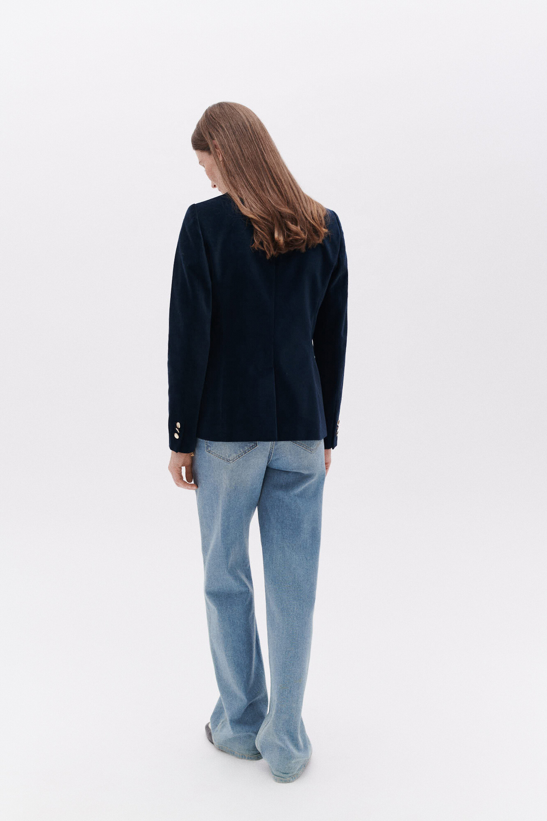 blazer vambre bleu marine femme Blazer vambre bleu marine femme